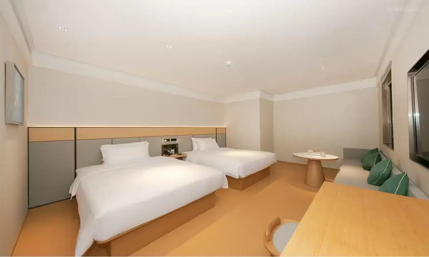 Bedroom, Bed in JI Hotel Beijing West Railway Station Lize Business District Bedroom, Bed in JI Hotel Beijing West Railway Station Lize Business District