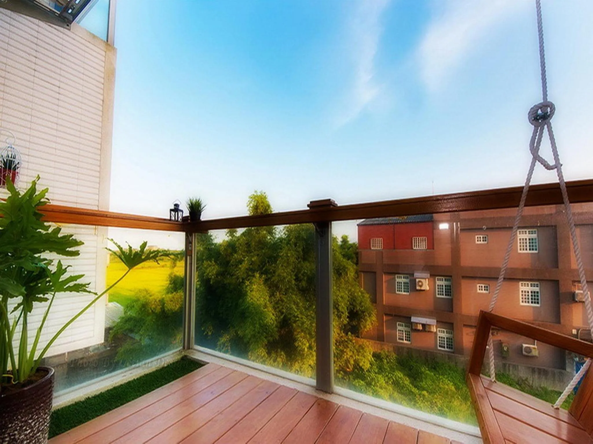 Balcony/Terrace in 極簡旅行民宿 Simple Travel B&B