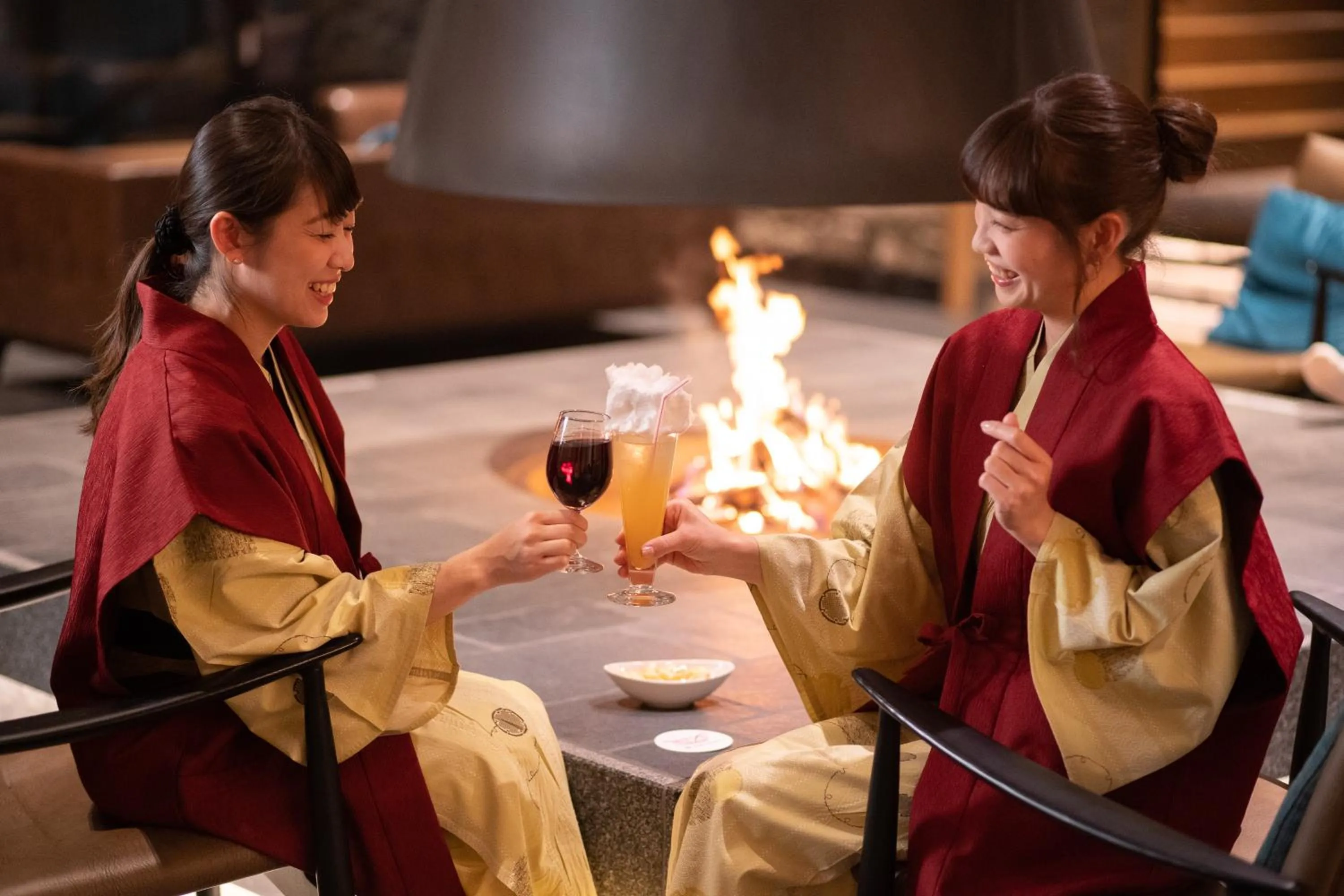 Lounge or bar in Minakami Hotel Juraku