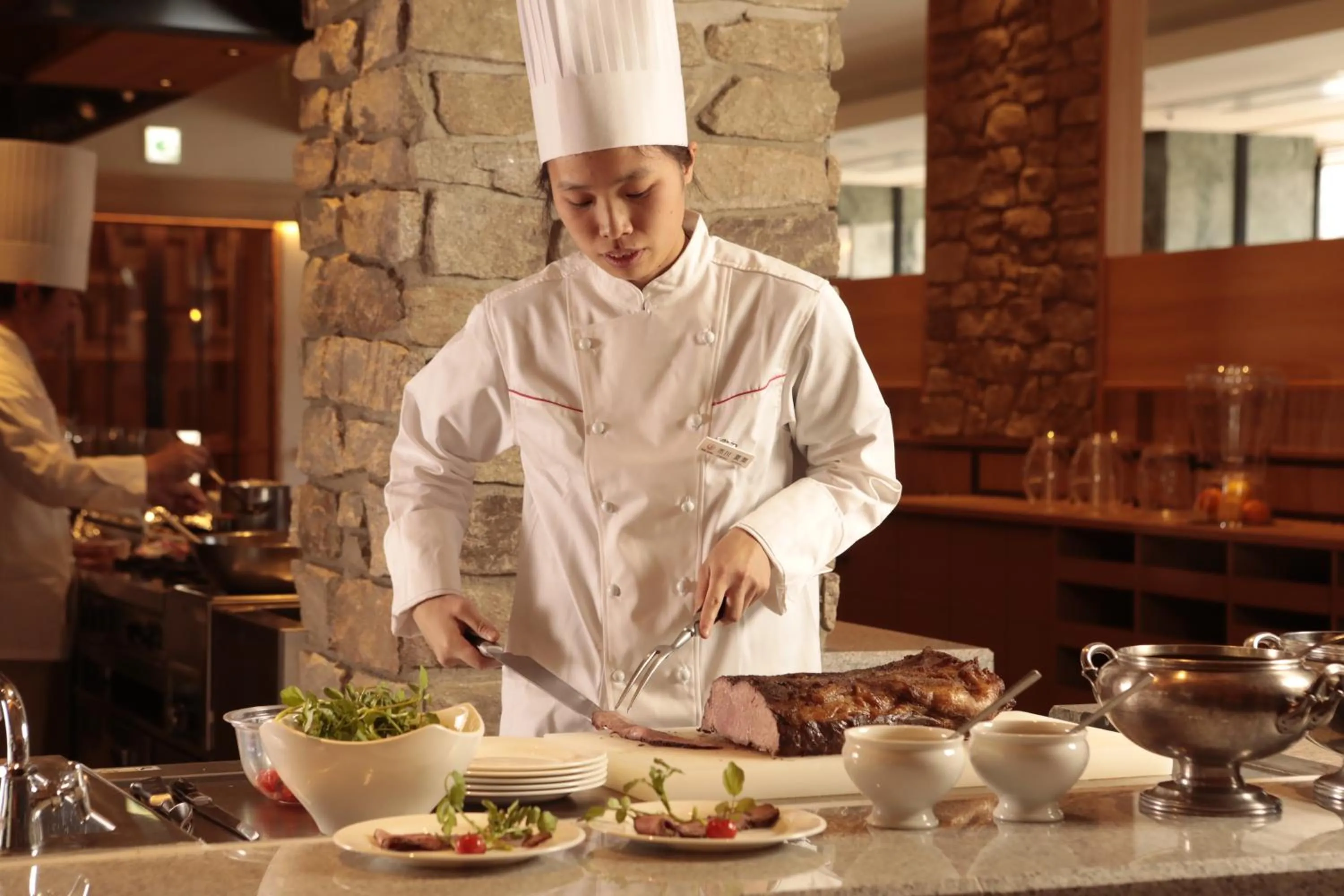 Staff in Minakami Hotel Juraku