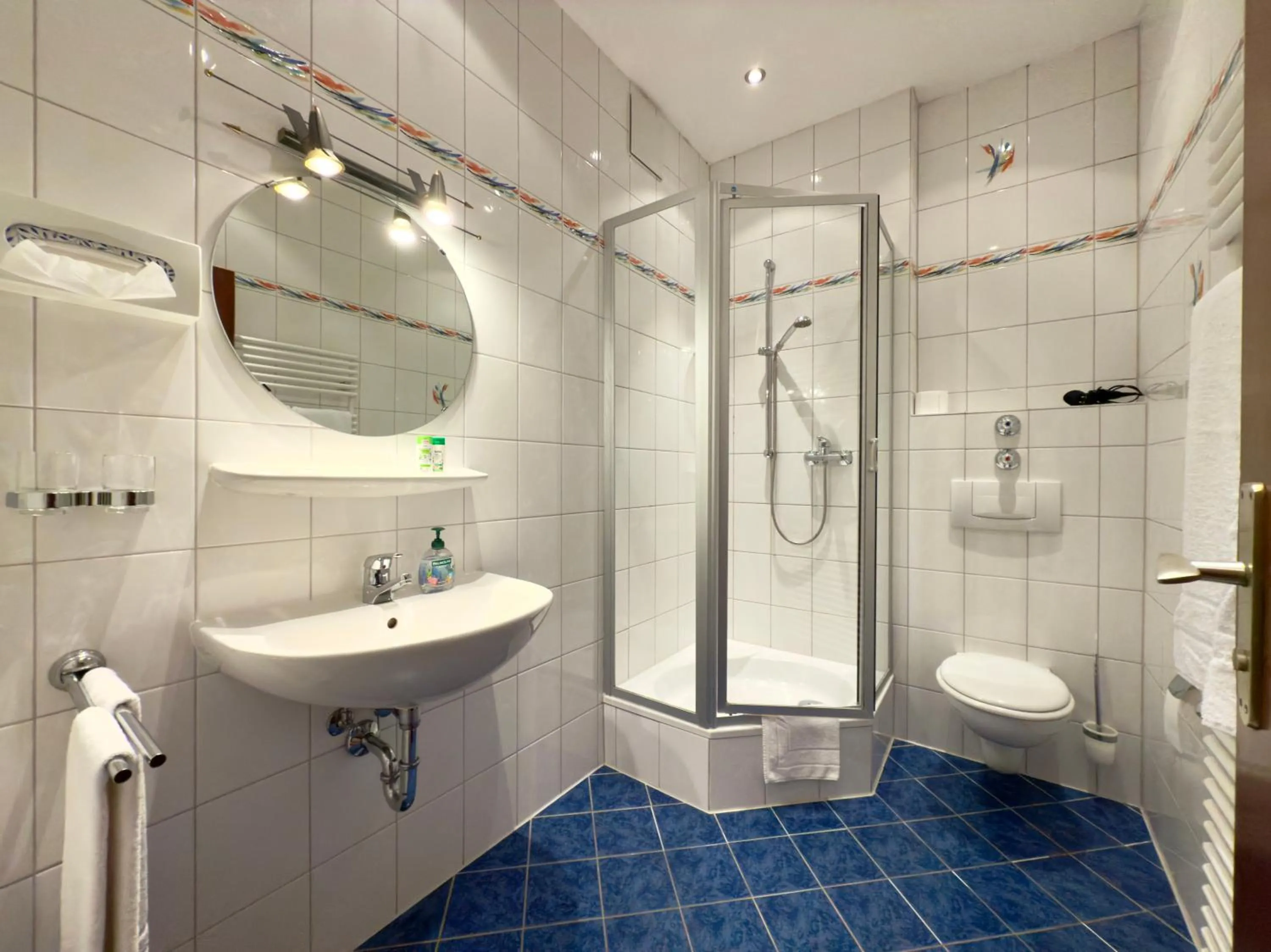 Shower in Hotel Forsthaus Oberau