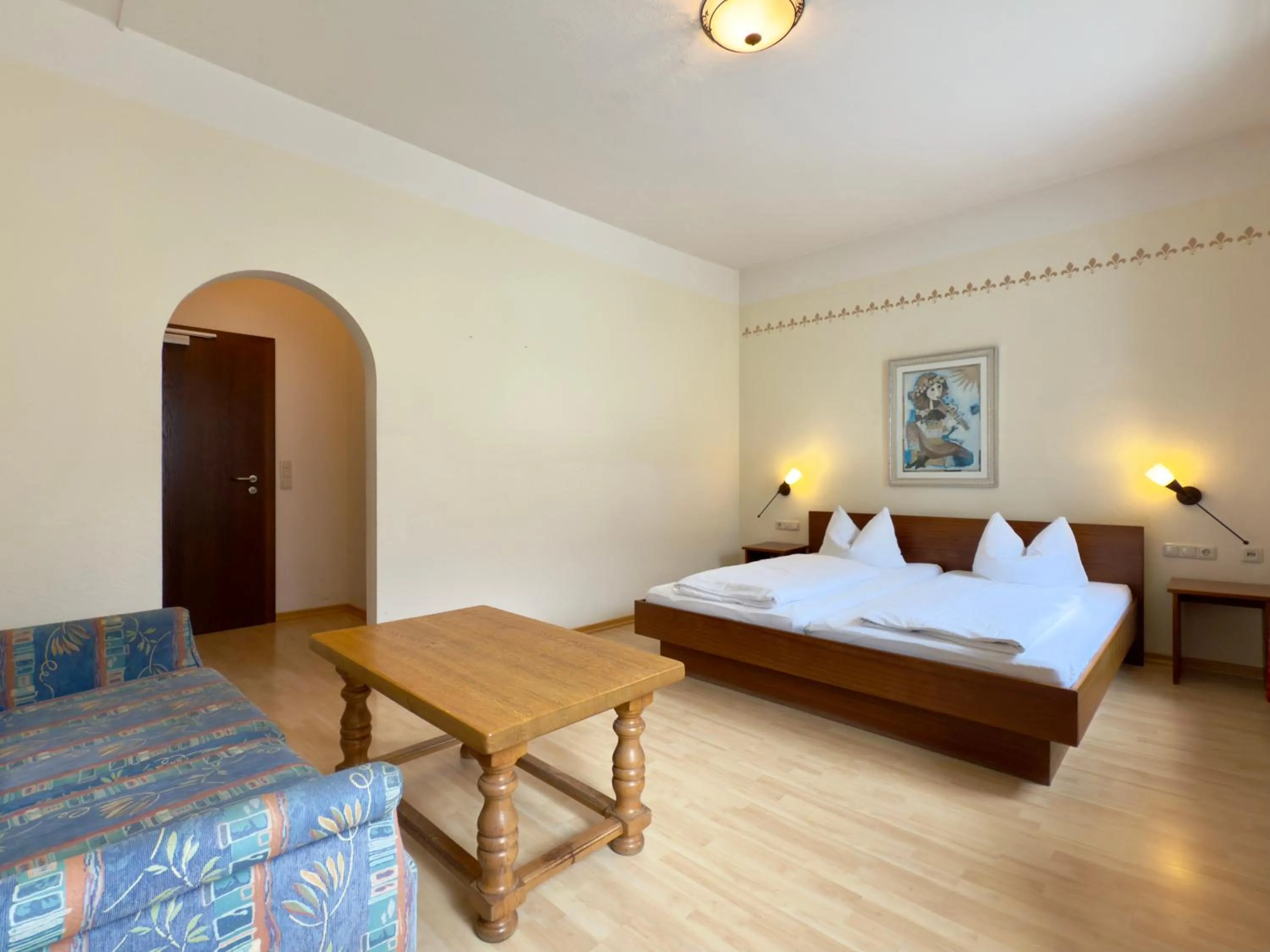 Bed in Hotel Forsthaus Oberau
