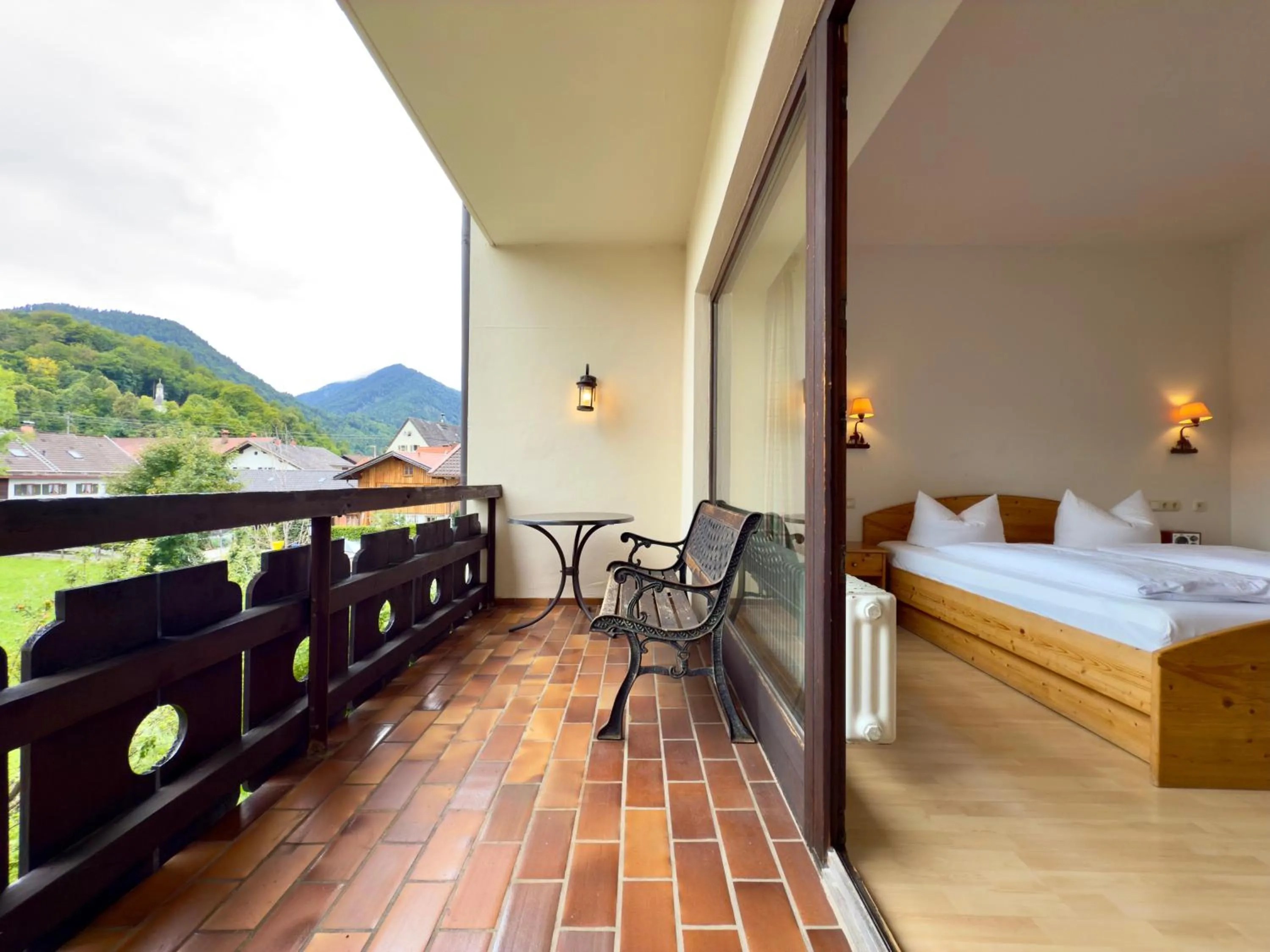 Bed in Hotel Forsthaus Oberau