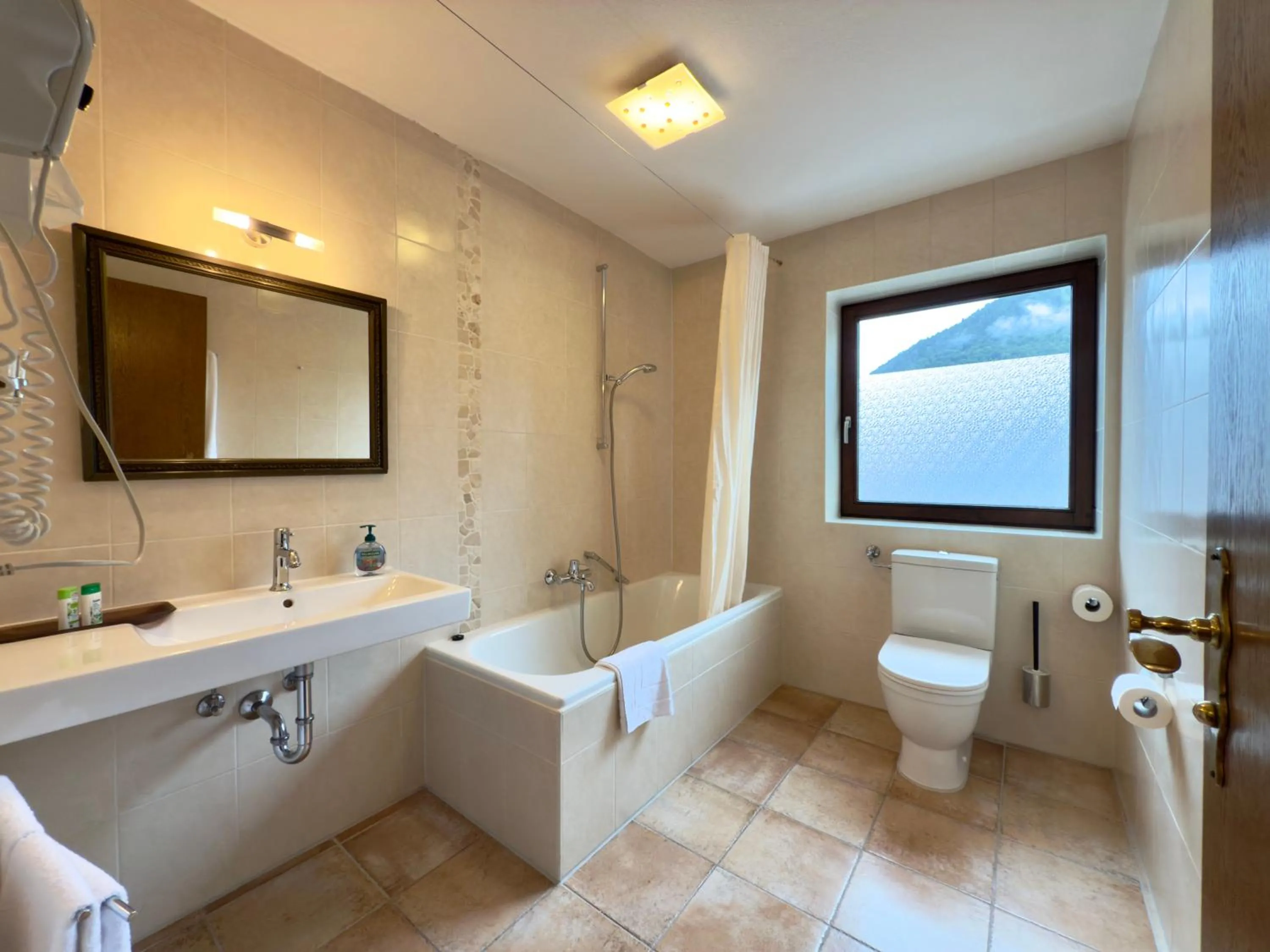Toilet in Hotel Forsthaus Oberau