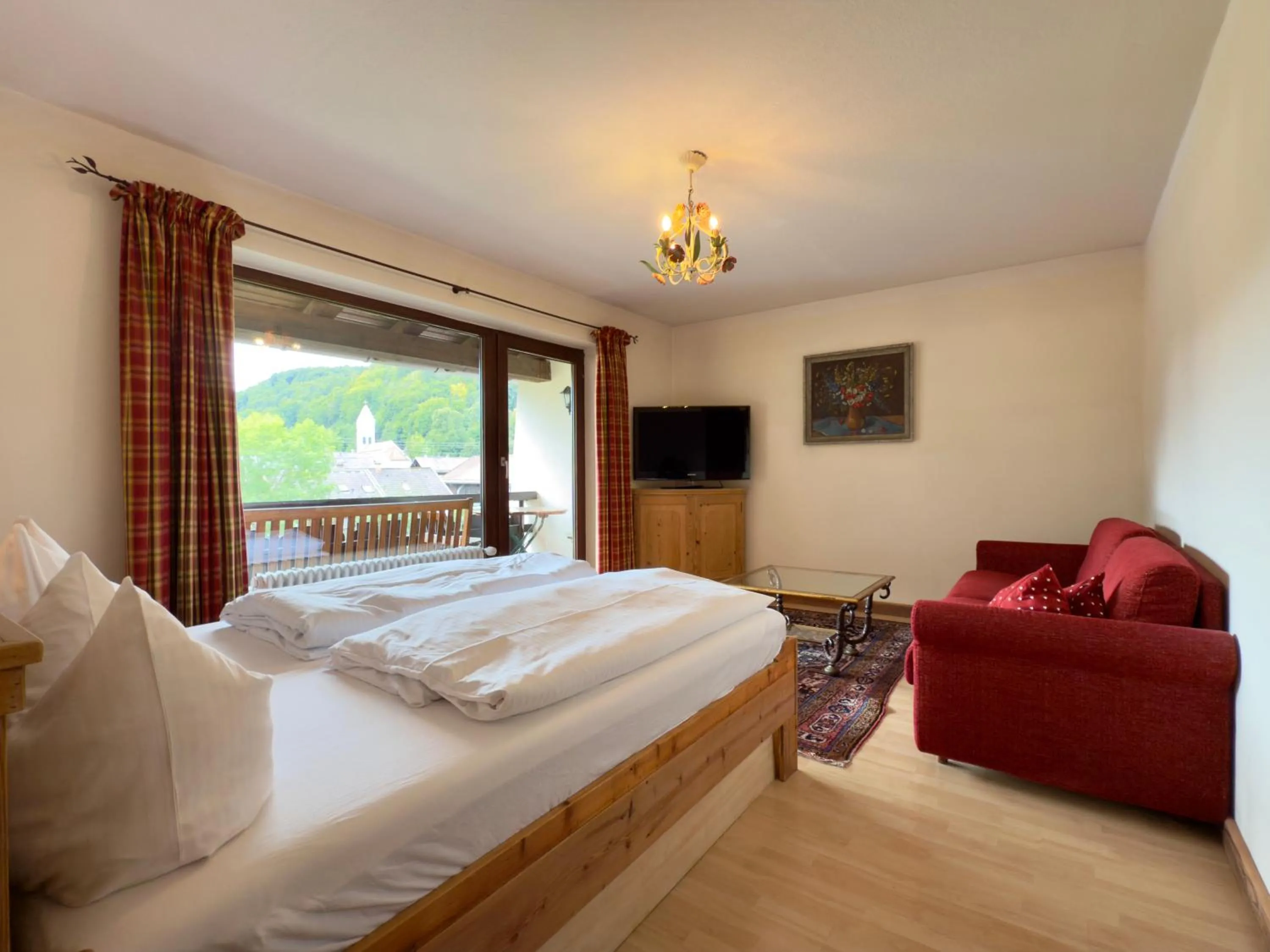 Bed in Hotel Forsthaus Oberau