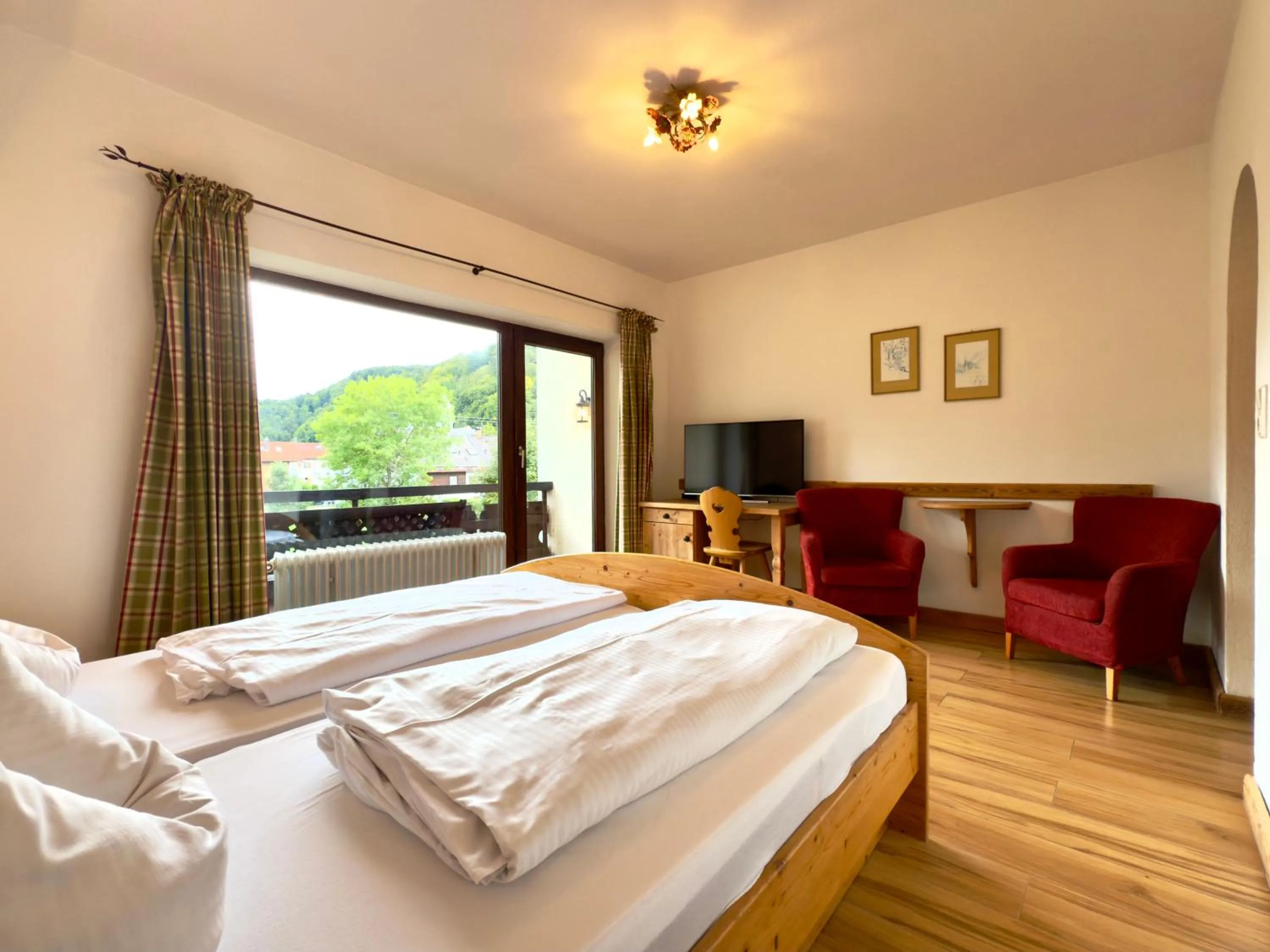 Bed in Hotel Forsthaus Oberau