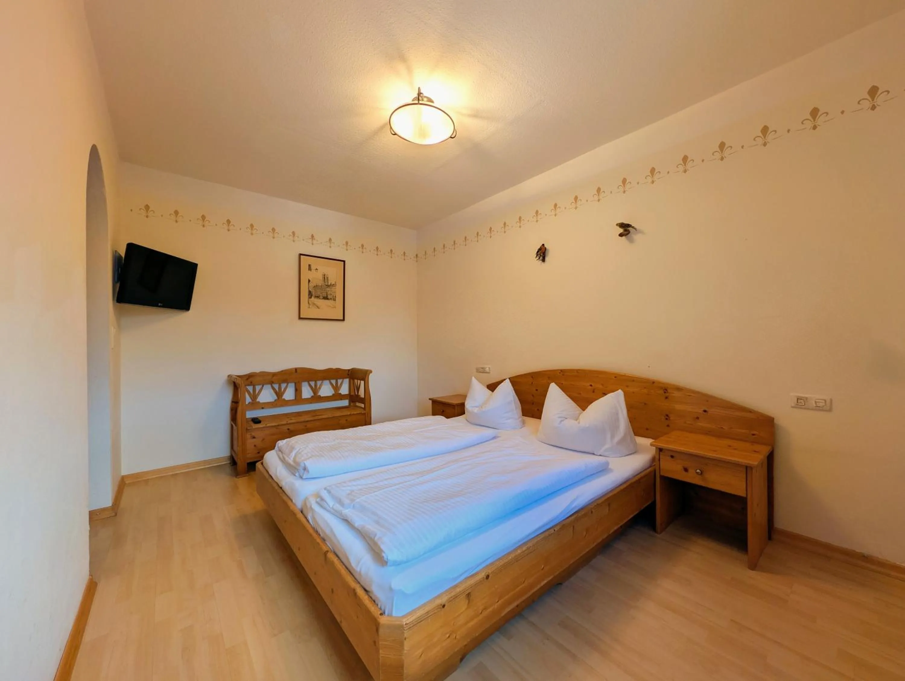 Bed in Hotel Forsthaus Oberau