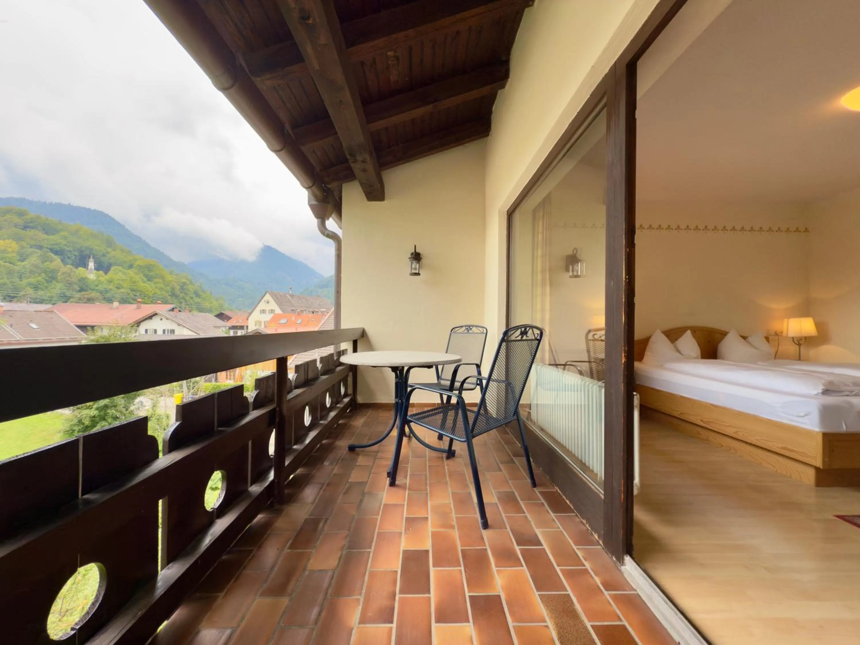Bed in Hotel Forsthaus Oberau