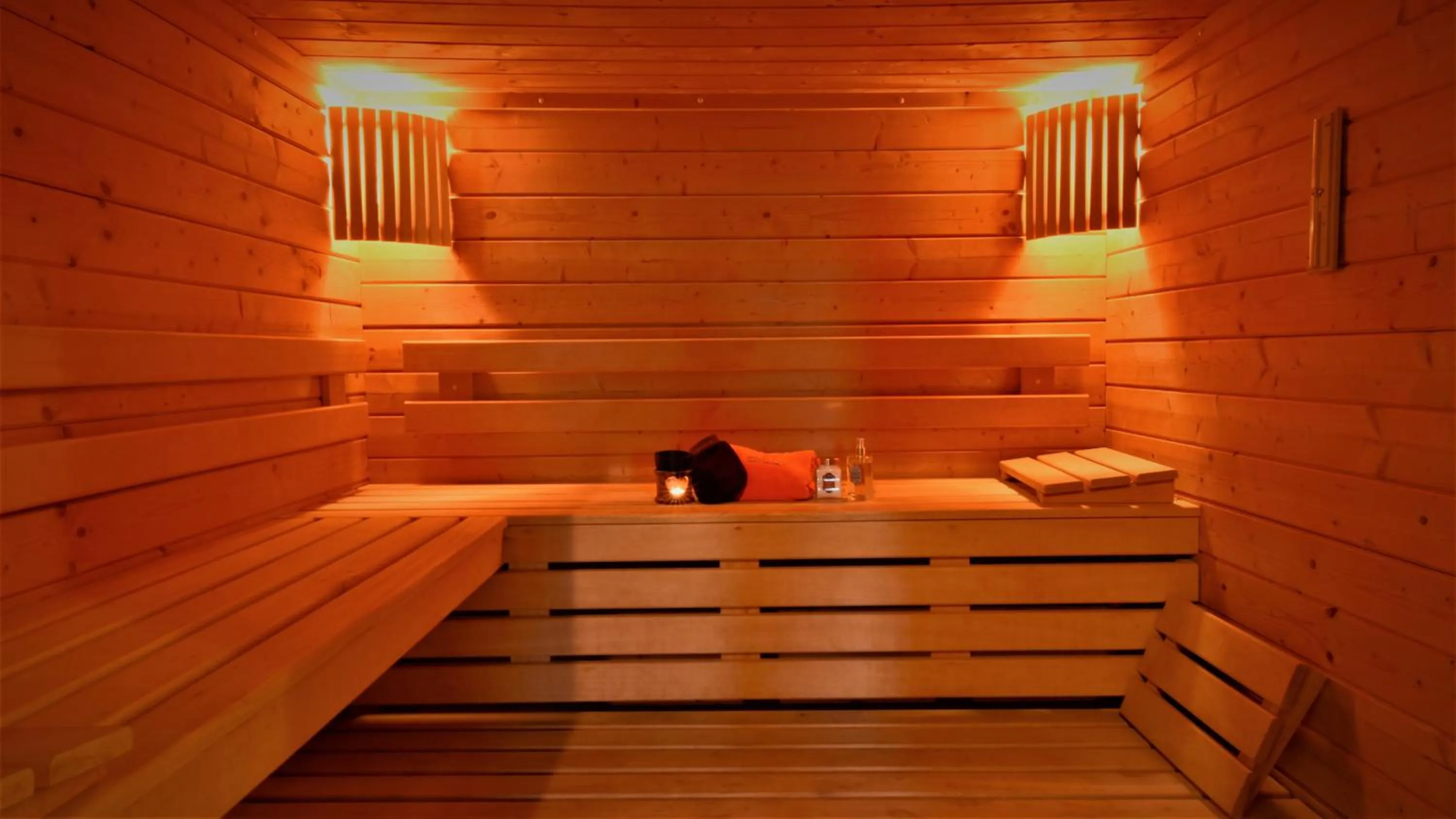 Sauna in Clos Saint-Michel Resort & Spa