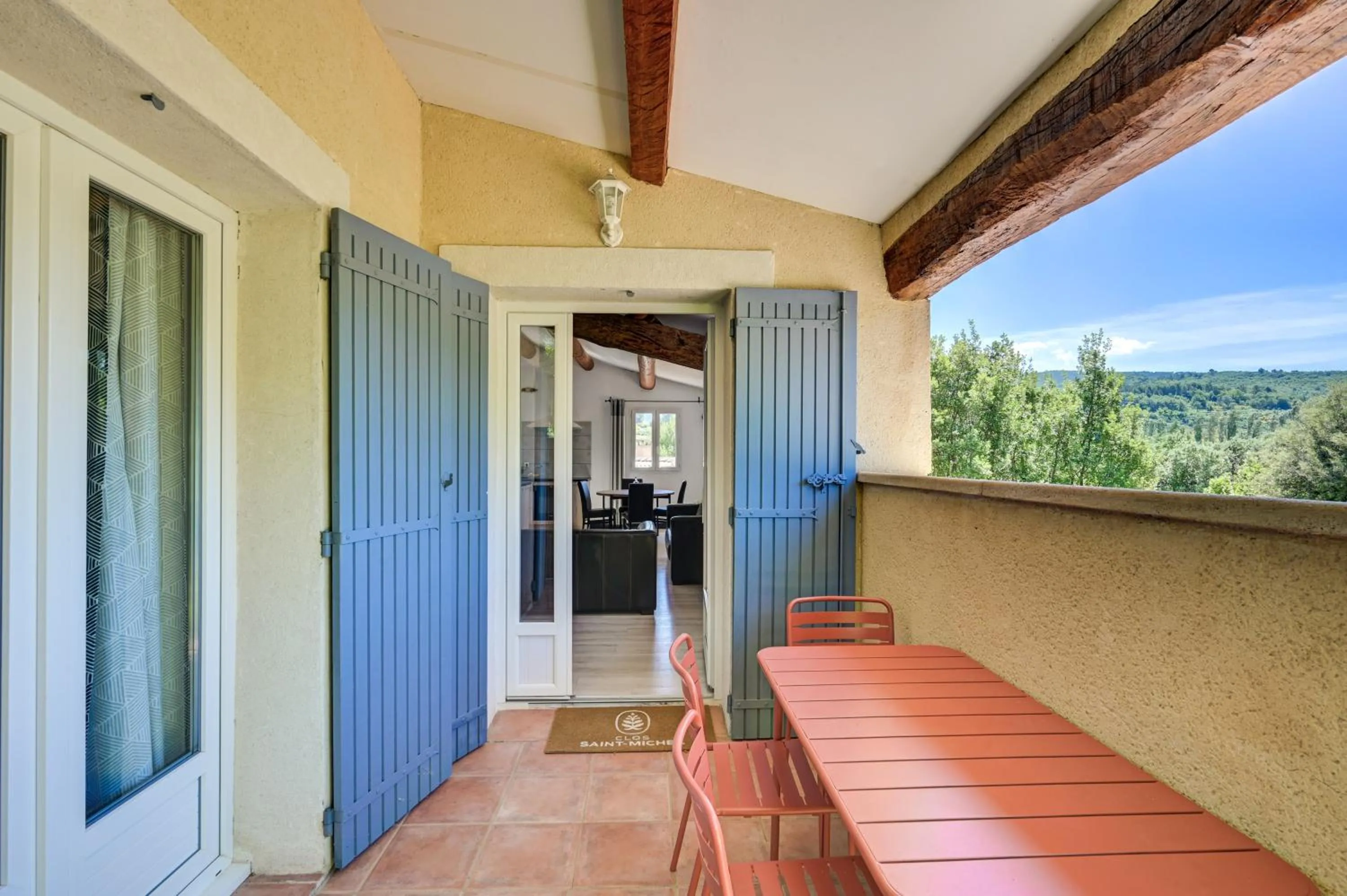 Balcony/Terrace in Clos Saint-Michel Resort & Spa