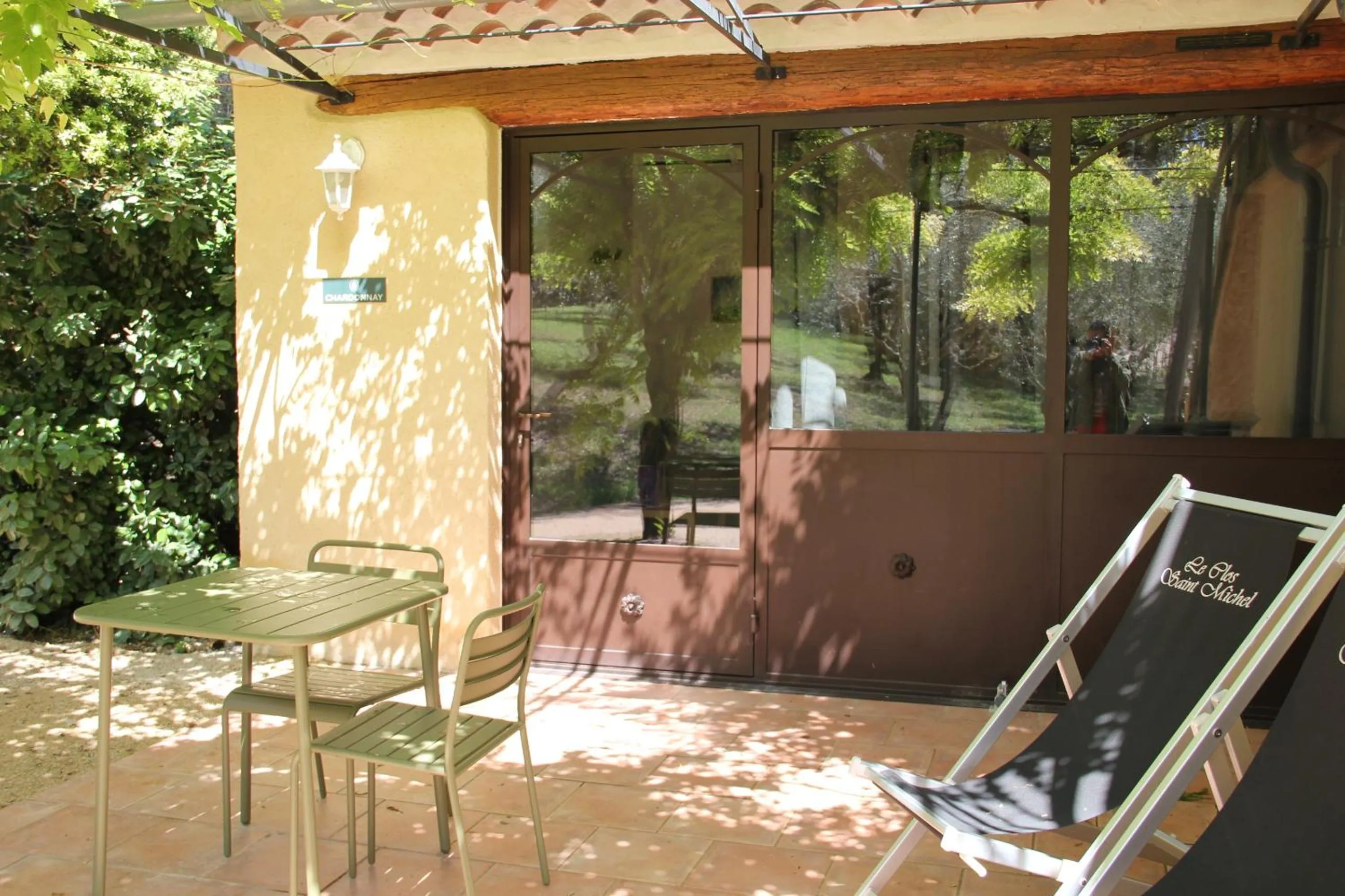 Patio in Clos Saint-Michel Resort & Spa