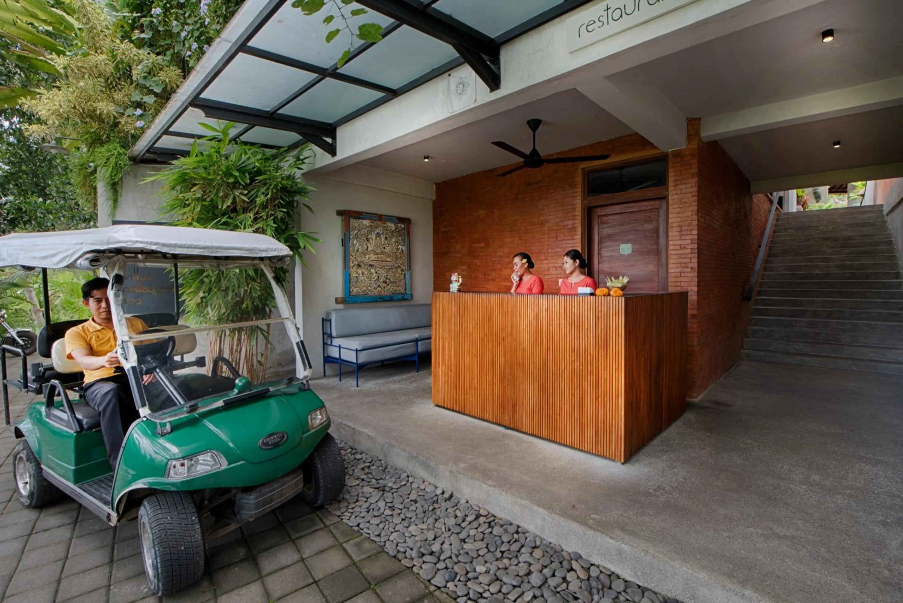 Lobby or reception in Temuku Ubud Villas