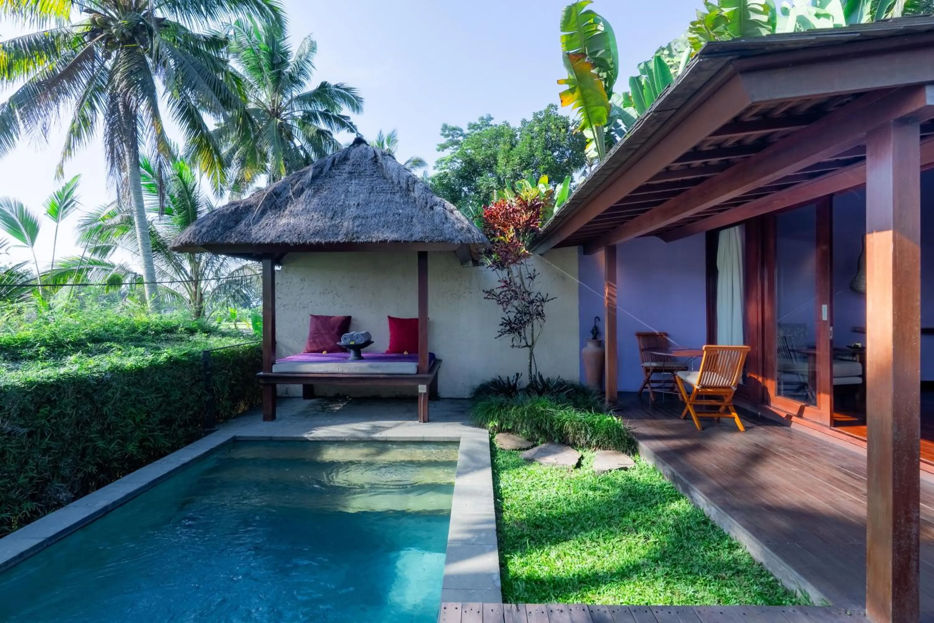 Swimming pool in Temuku Ubud Villas