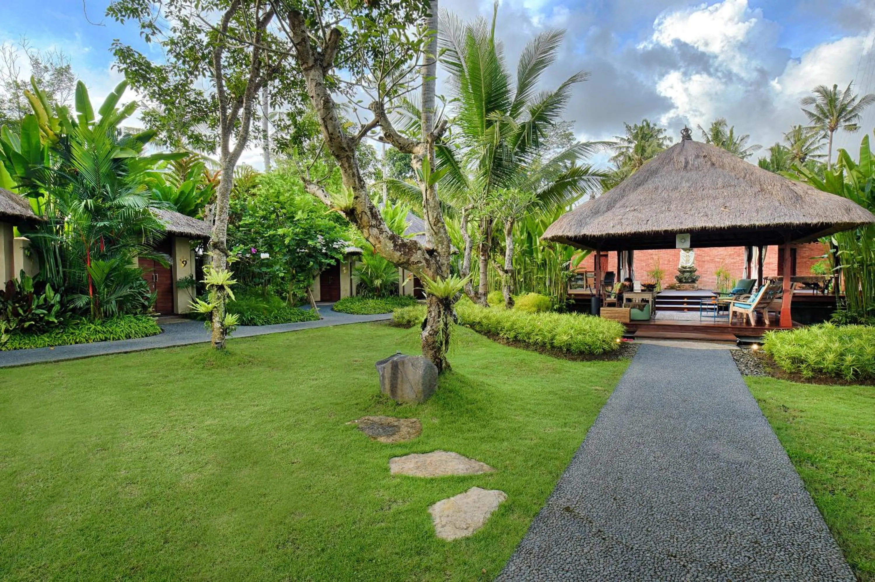 Garden in Temuku Ubud Villas