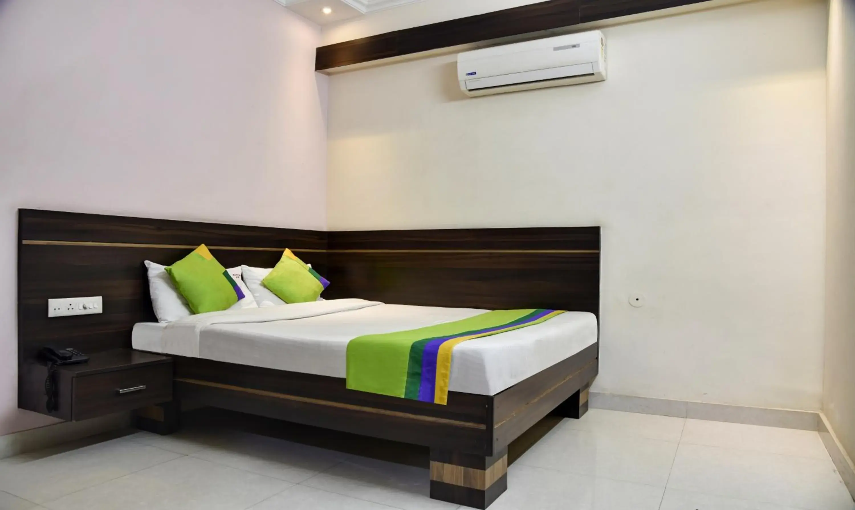 Bedroom, Bed in Treebo Royal Sun Palace MP Nagar Zone 2 Bedroom, Bed in Treebo Royal Sun Palace MP Nagar Zone 2