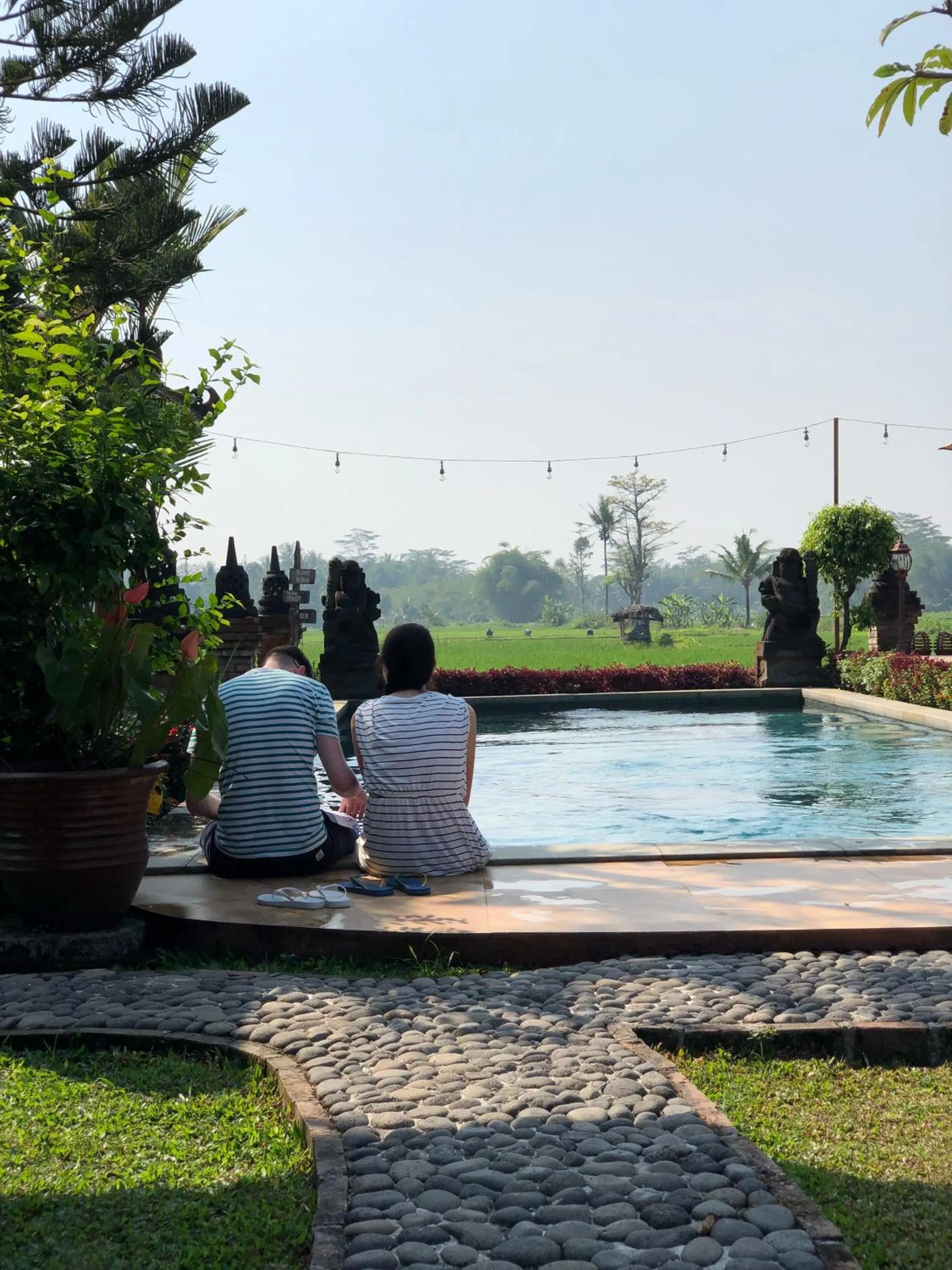 Swimming pool in Rumah Dharma