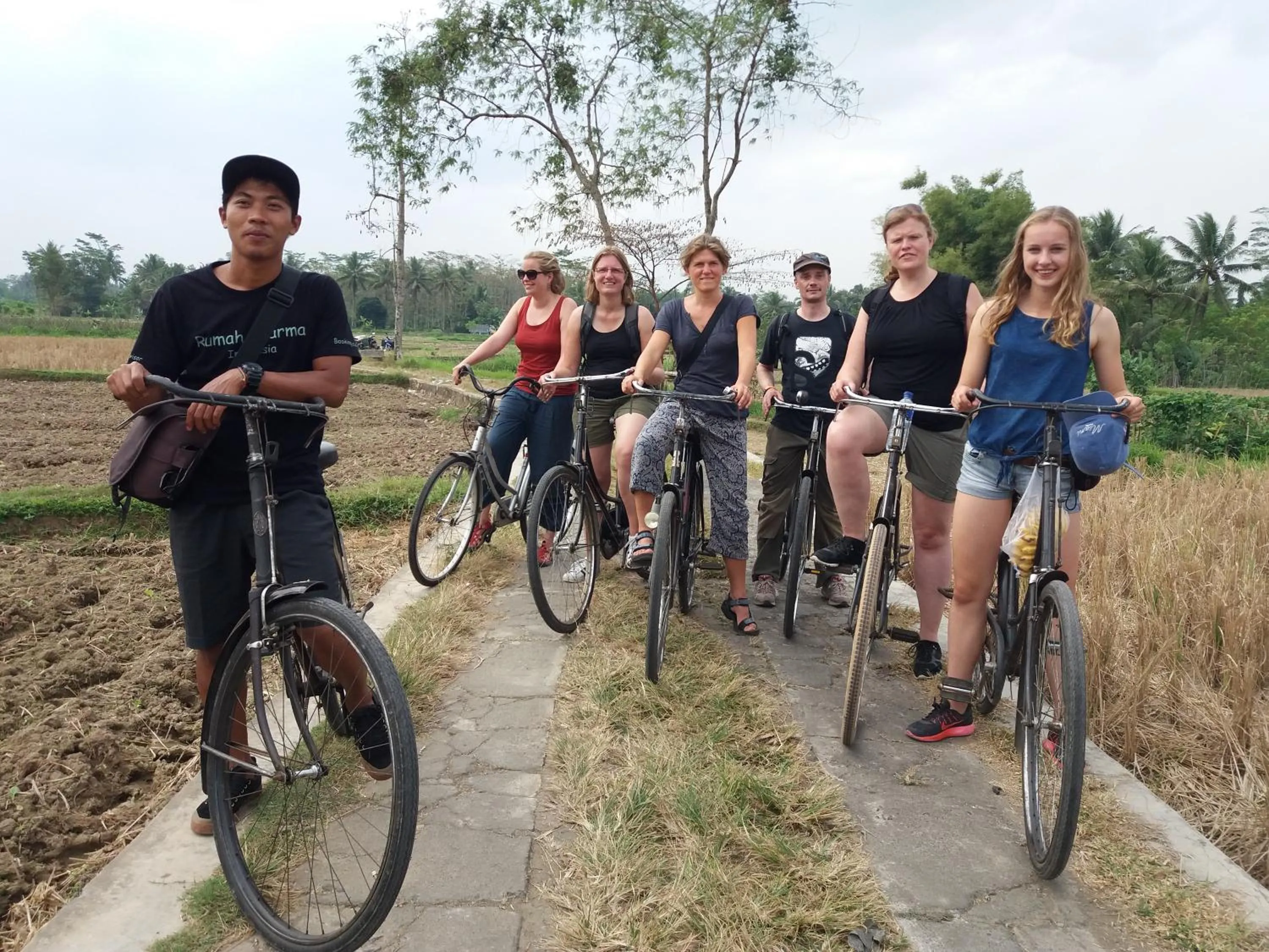Cycling in Rumah Dharma