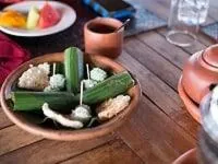 Food close-up in Rumah Dharma