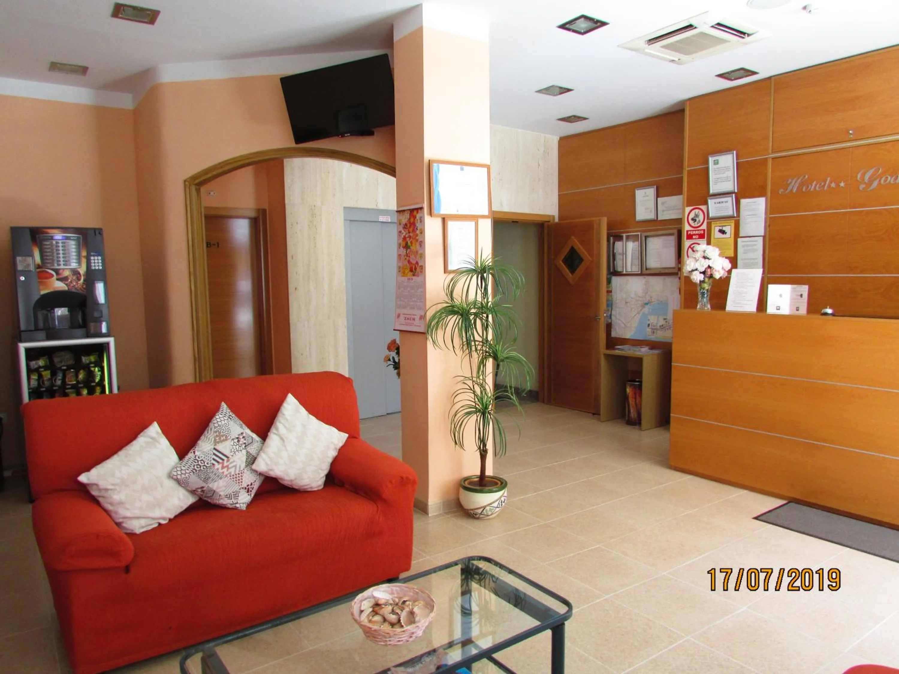 Living room in Hotel Goartín