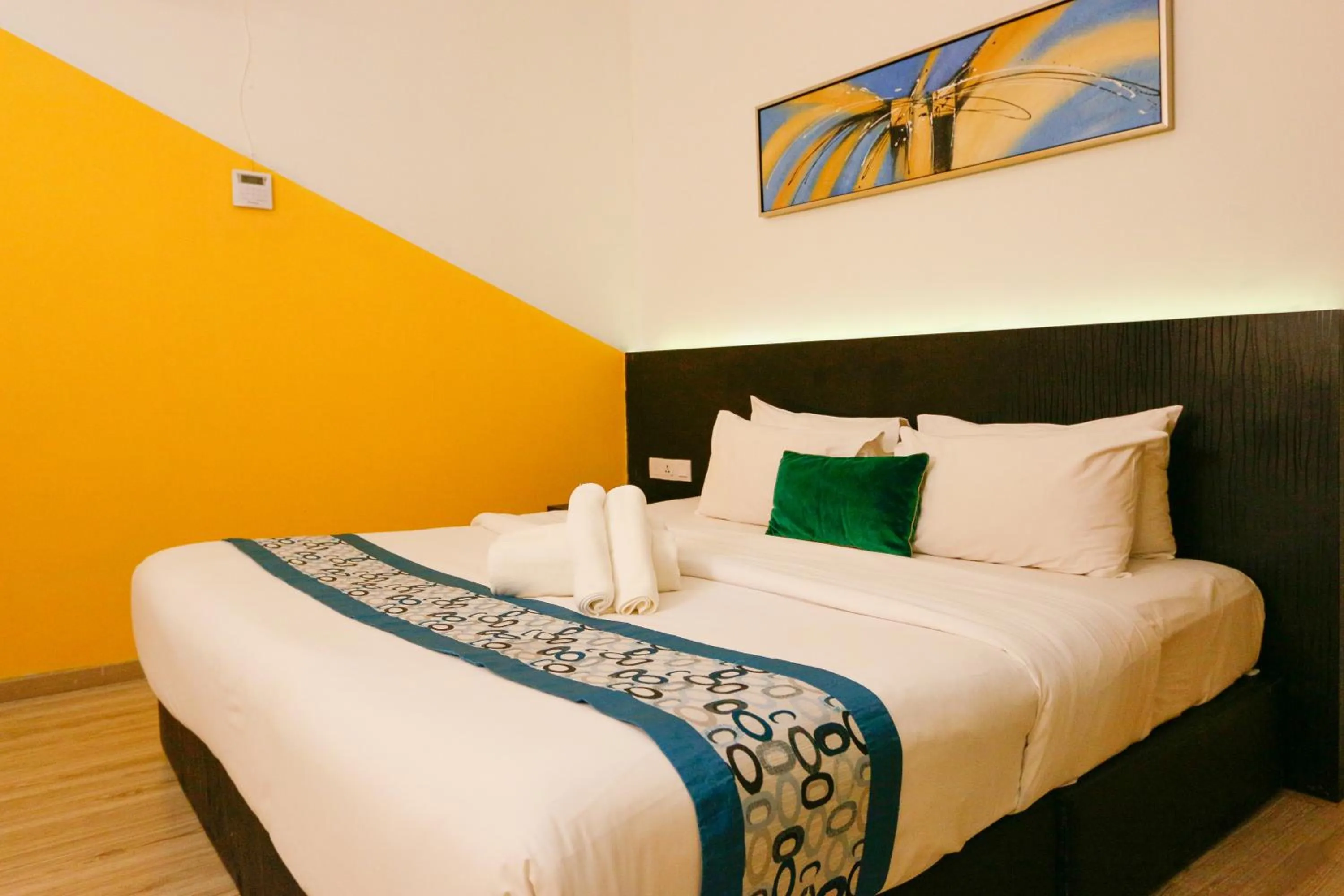 Bed in Golden Roof Hotel Sunway Ipoh