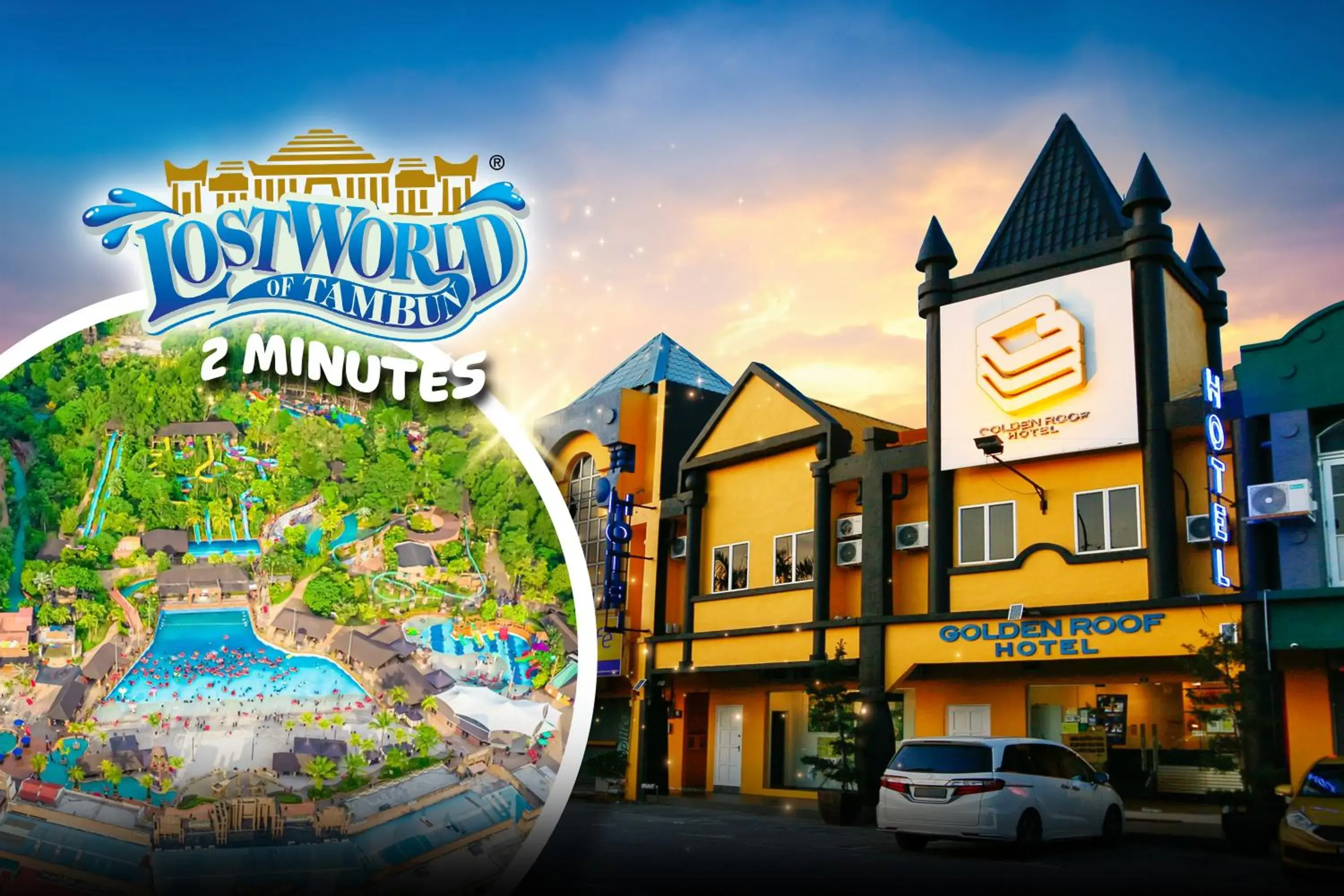 Property building in Golden Roof Hotel Sunway Ipoh Property building in Golden Roof Hotel Sunway Ipoh