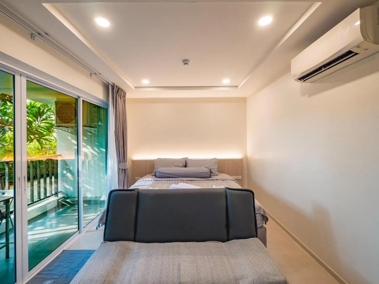 Bed in The Terraza Condotel