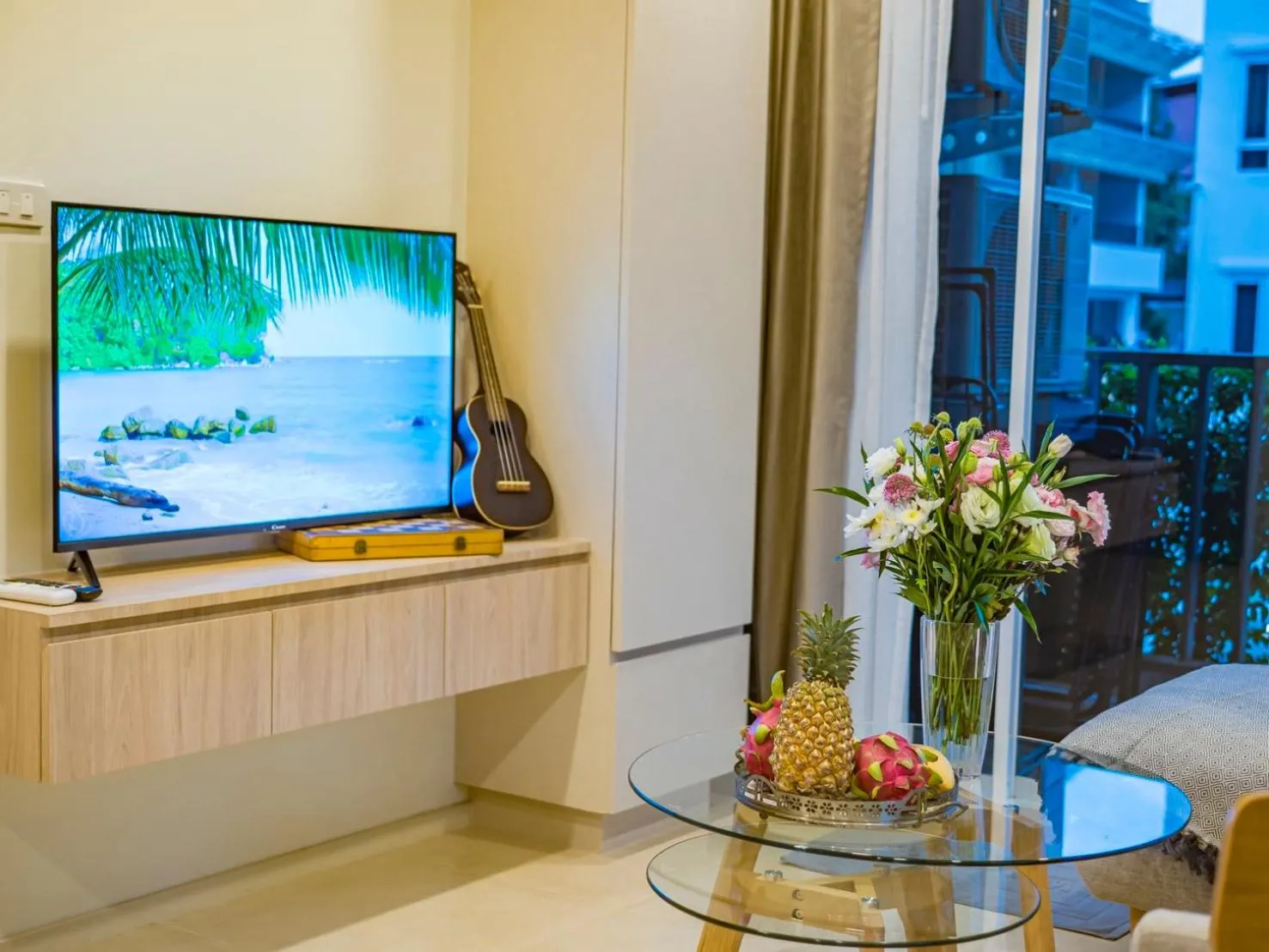 Communal lounge/ TV room in The Terraza Condotel