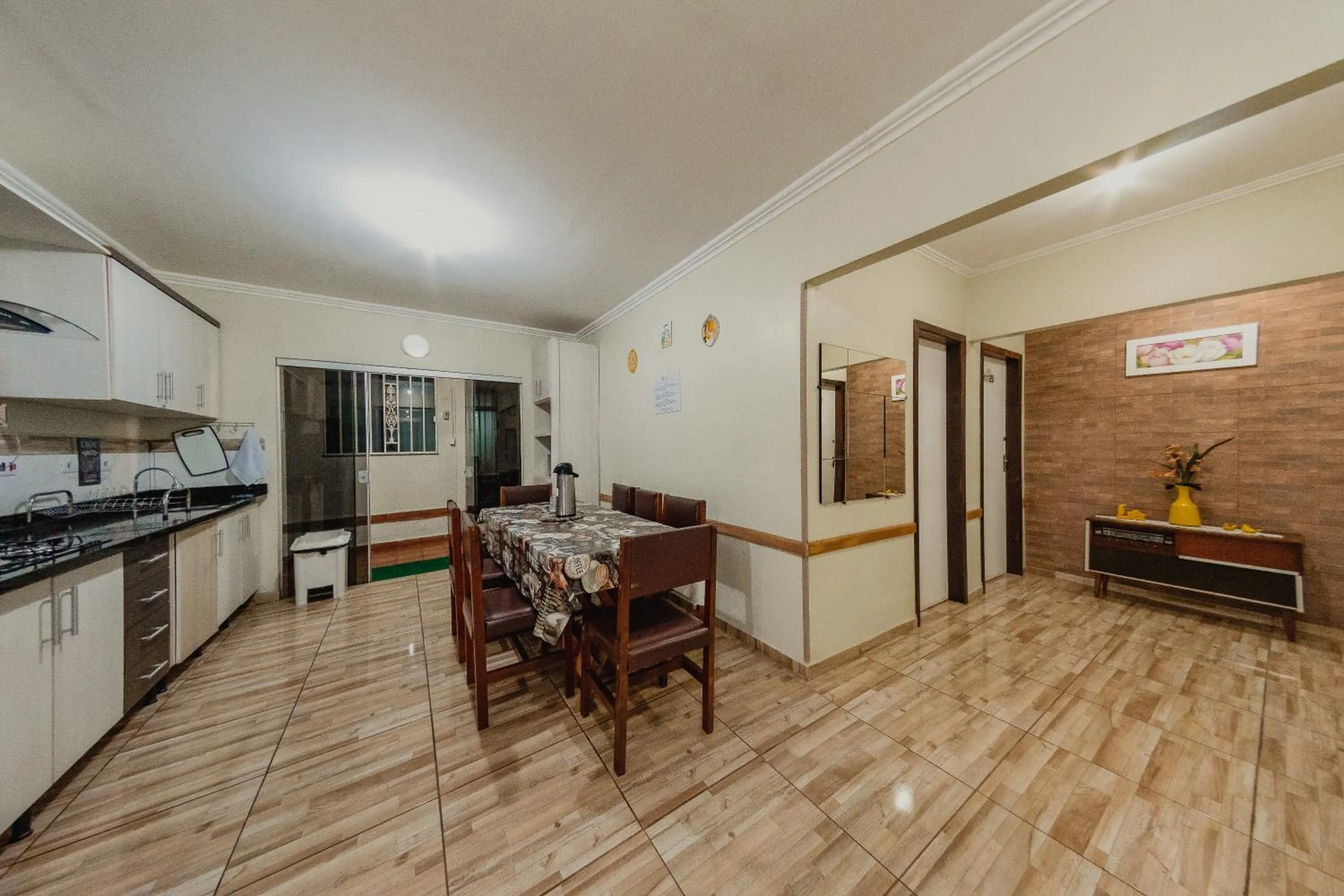 Kitchen or kitchenette in Pousada Iguassu Charm Suites