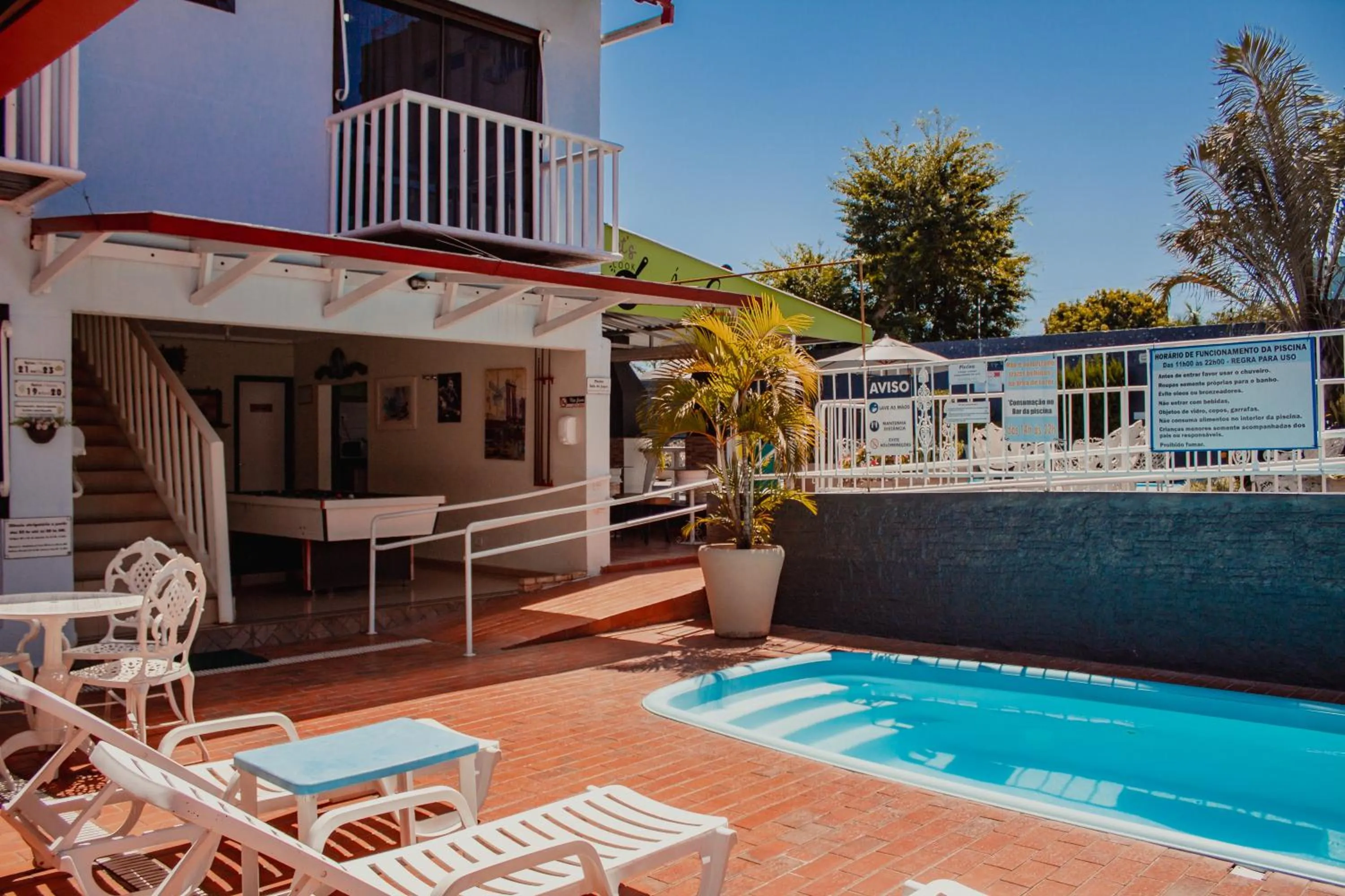 Swimming pool in Pousada Iguassu Charm Suites