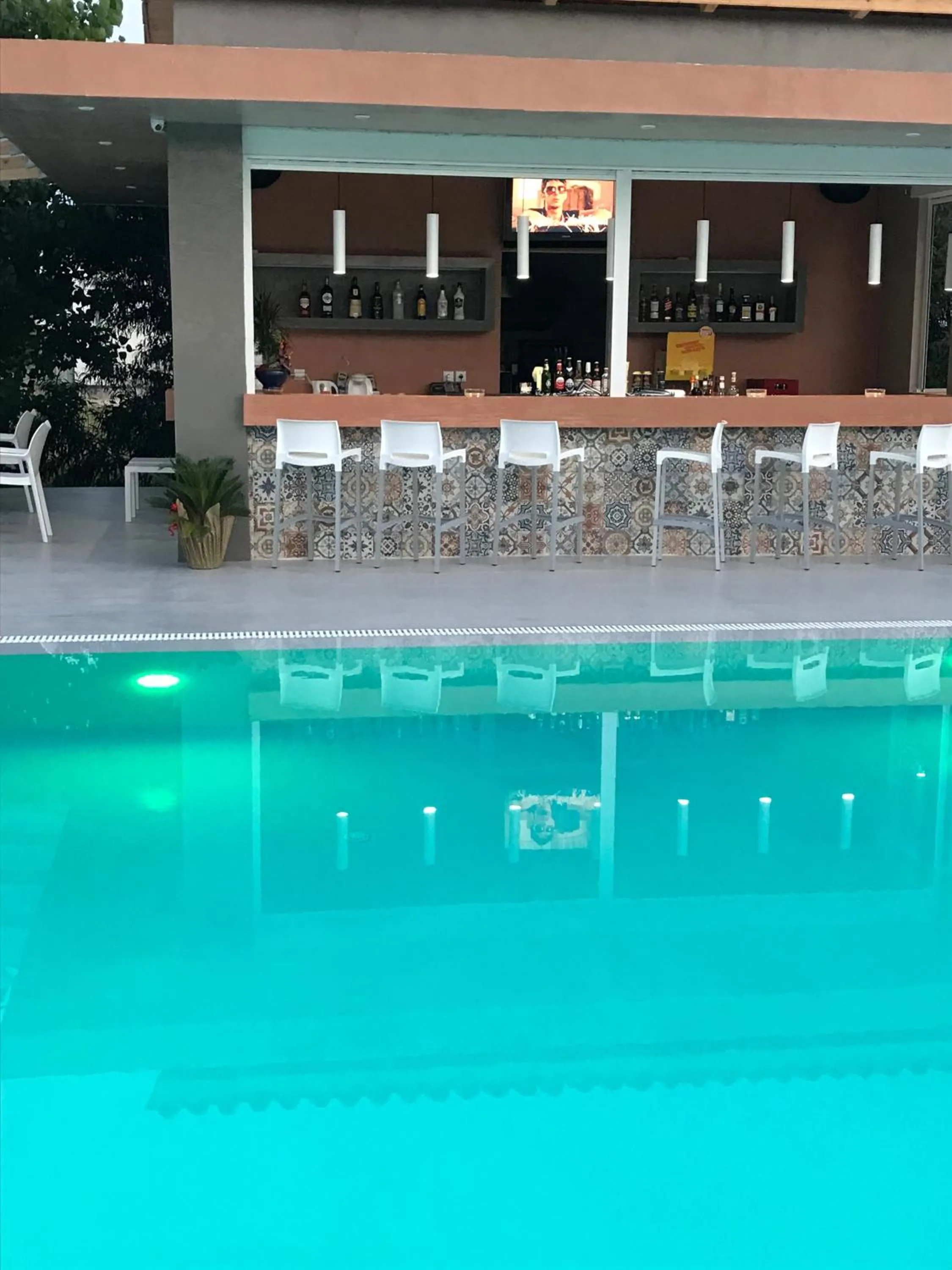 Pool view in Vicky's Garden