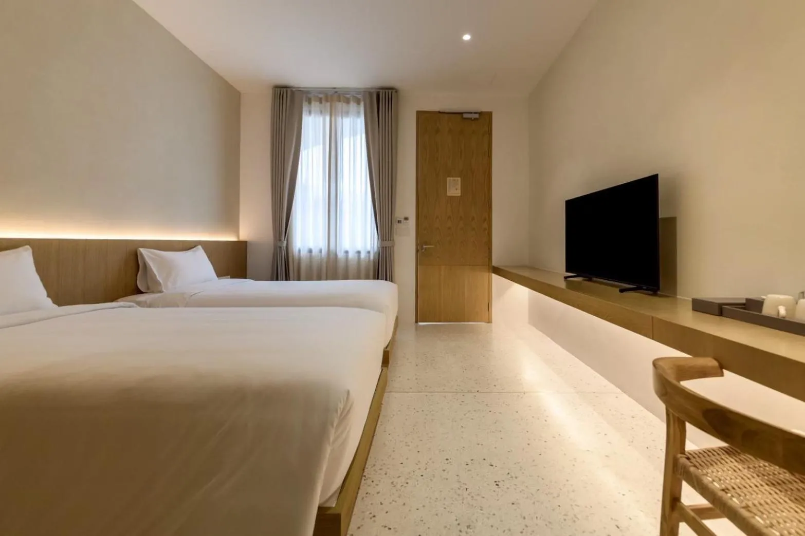 Bed in Odina Hotel