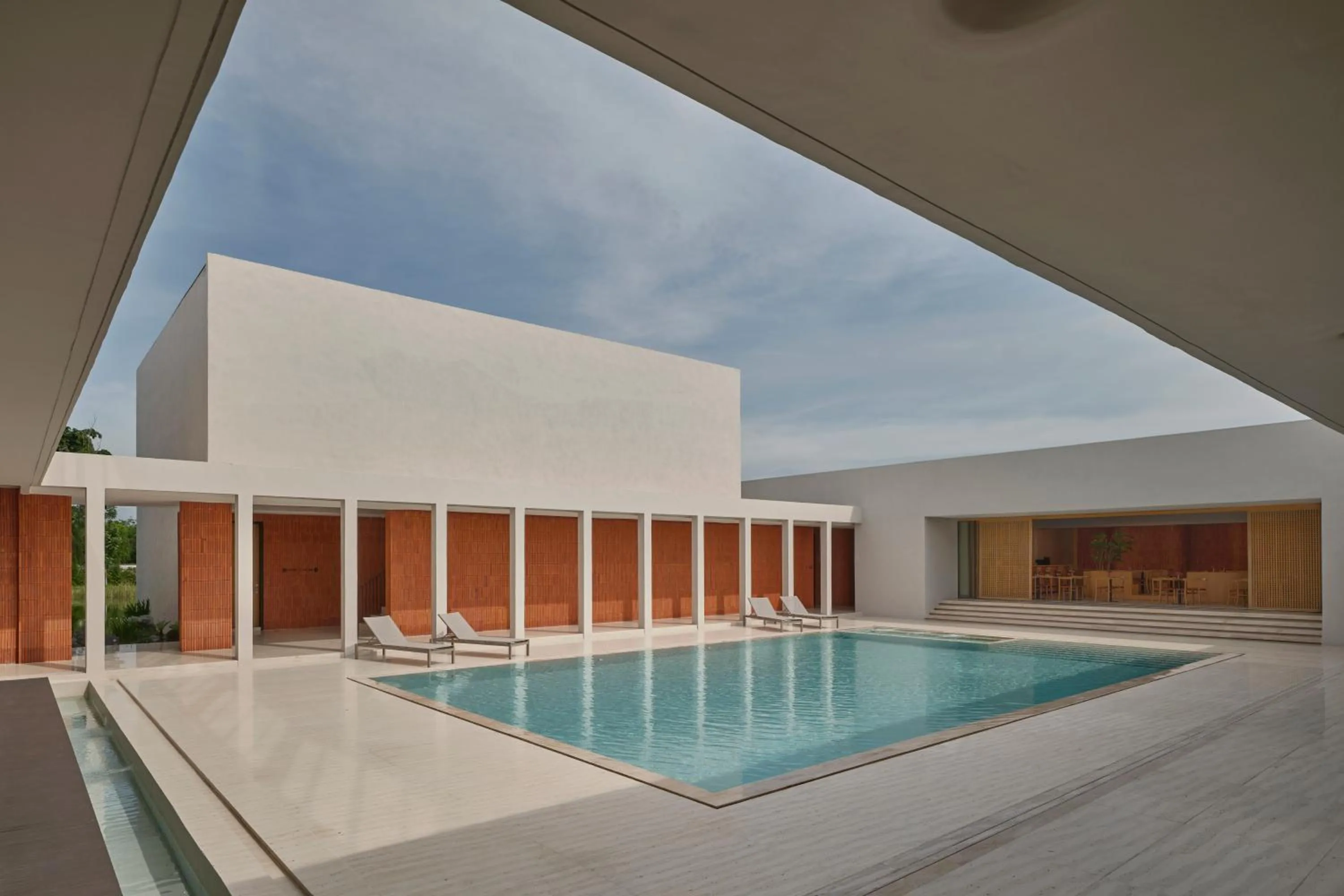 Pool view in Odina Hotel