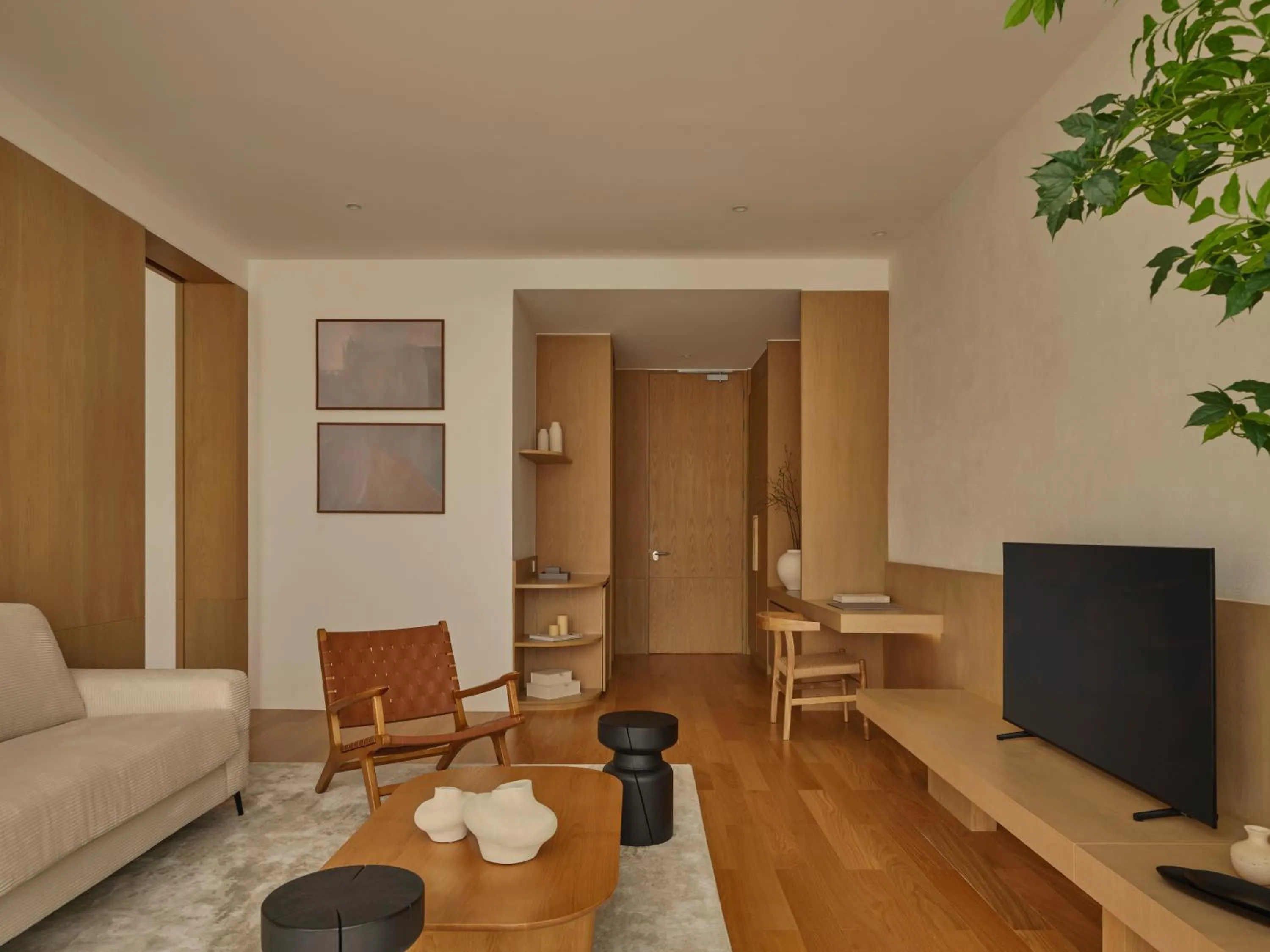 Living room in Odina Hotel