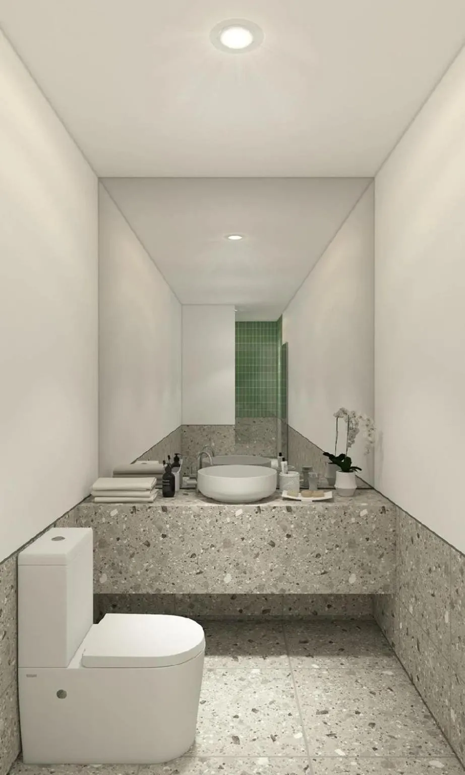 Toilet in Odina Hotel