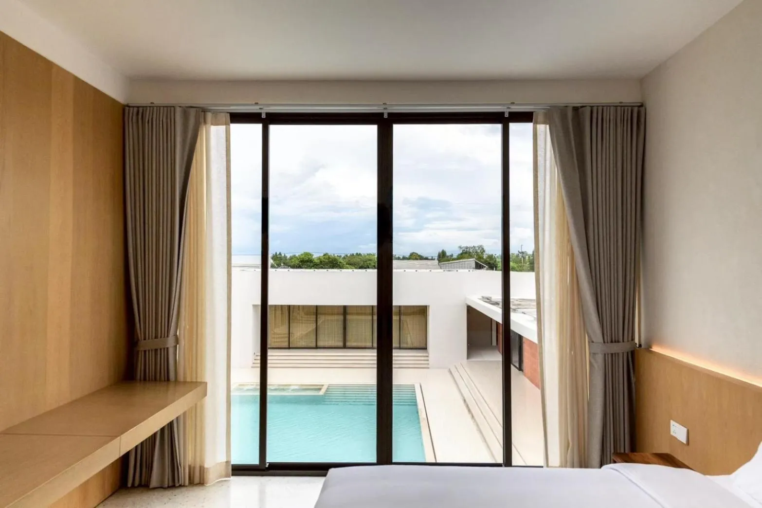 View (from property/room), Bed in Odina Hotel