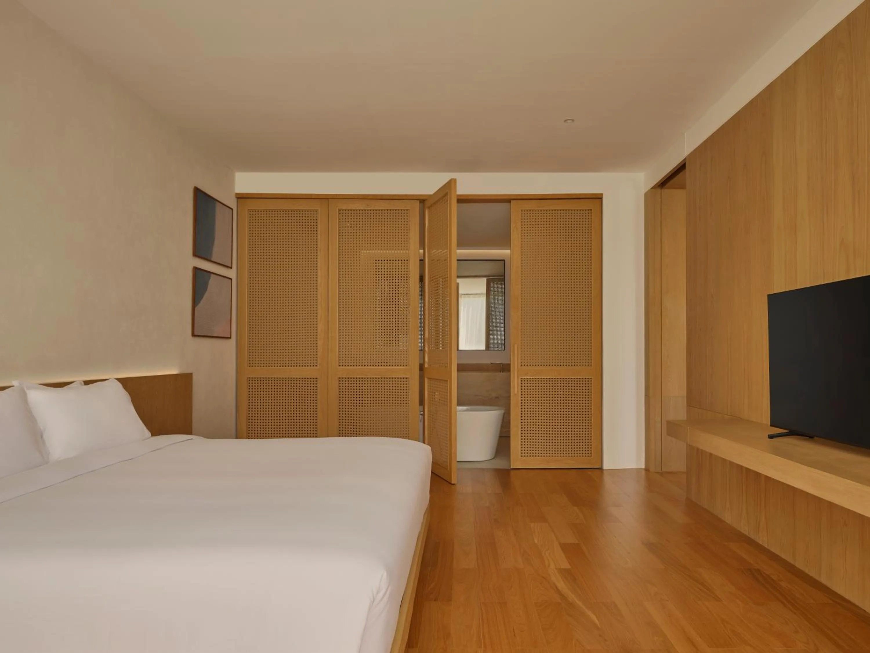Bed in Odina Hotel
