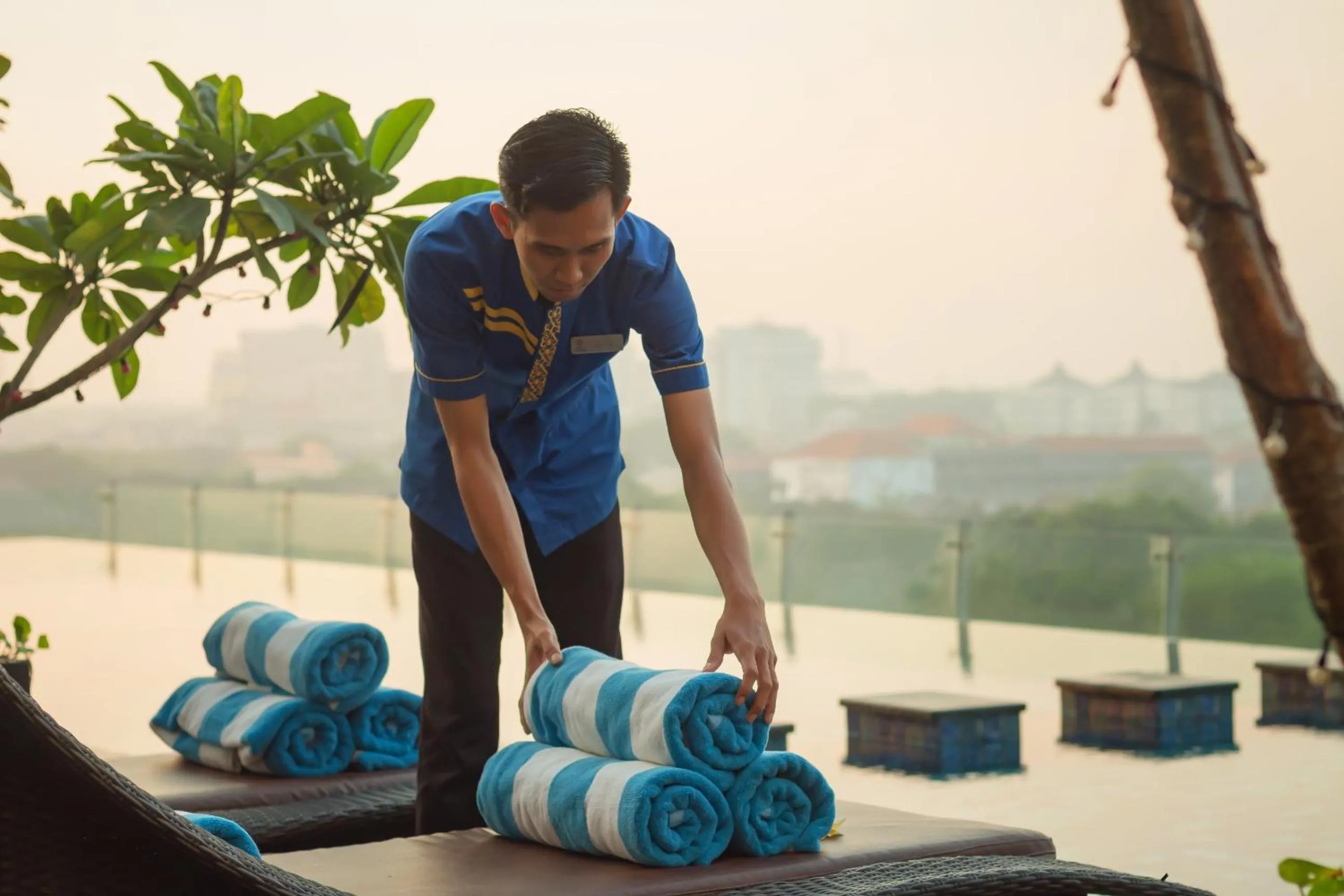 Swimming pool in Best Western Papilio Hotel