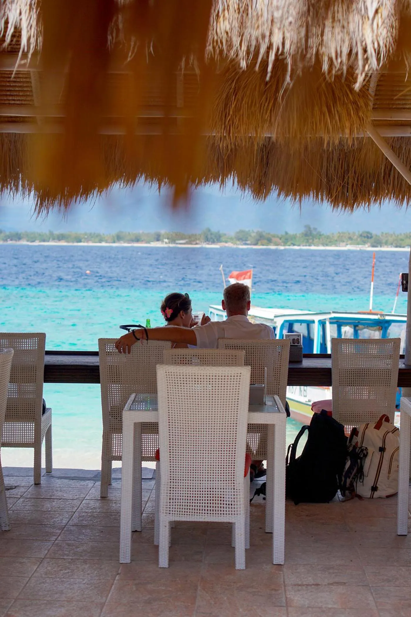 Restaurant/places to eat in Kura Kura Resort Gili Meno