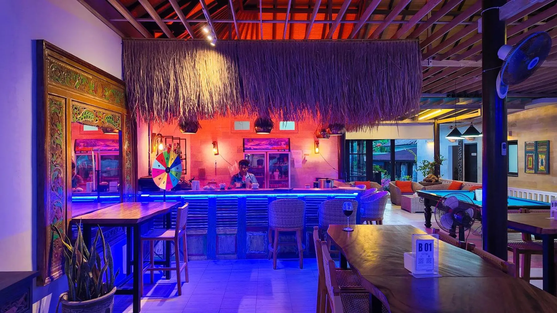 Restaurant/places to eat in Kura Kura Resort Gili Meno