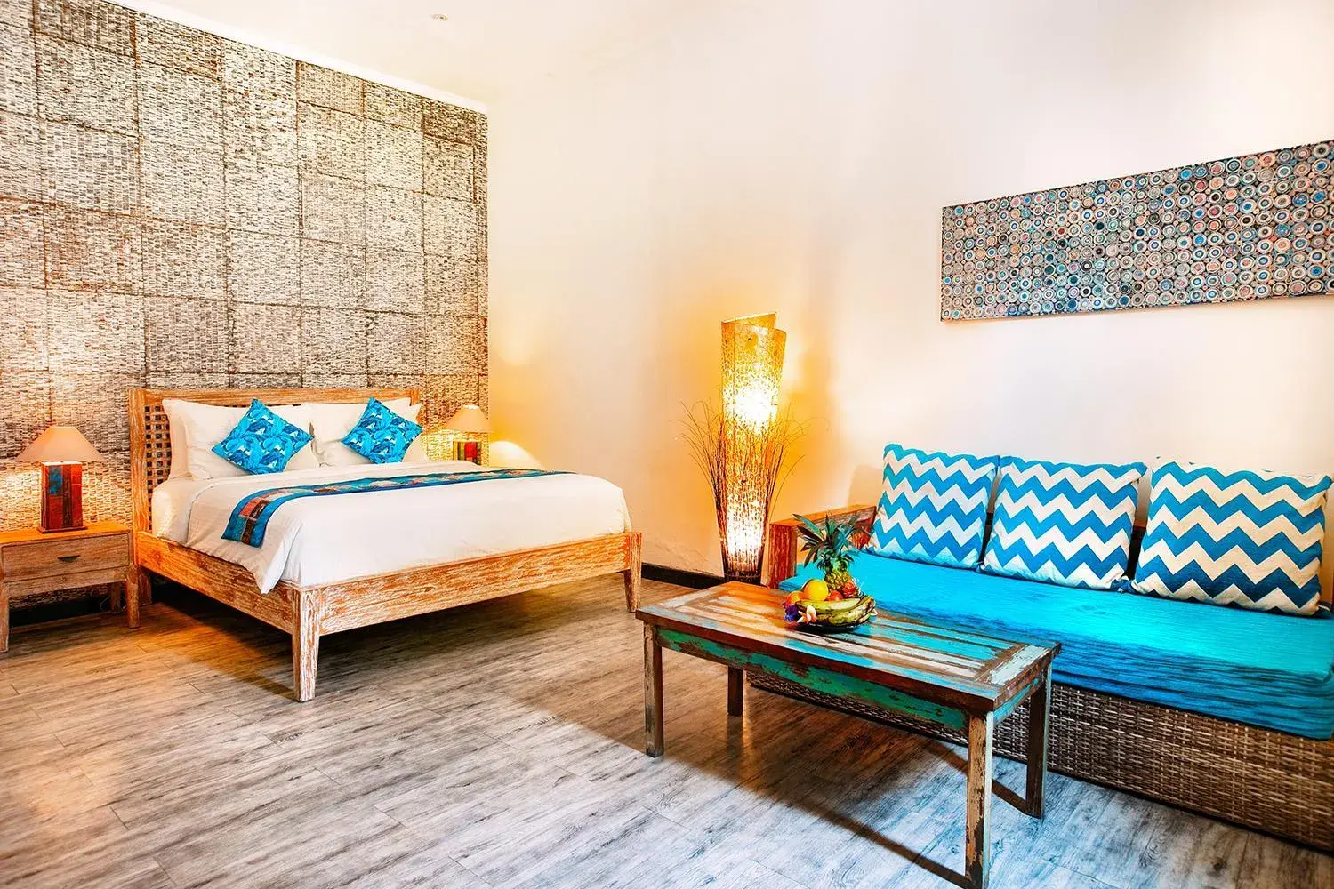 Garden view, Bed in Kura Kura Resort Gili Meno Garden view, Bed in Kura Kura Resort Gili Meno