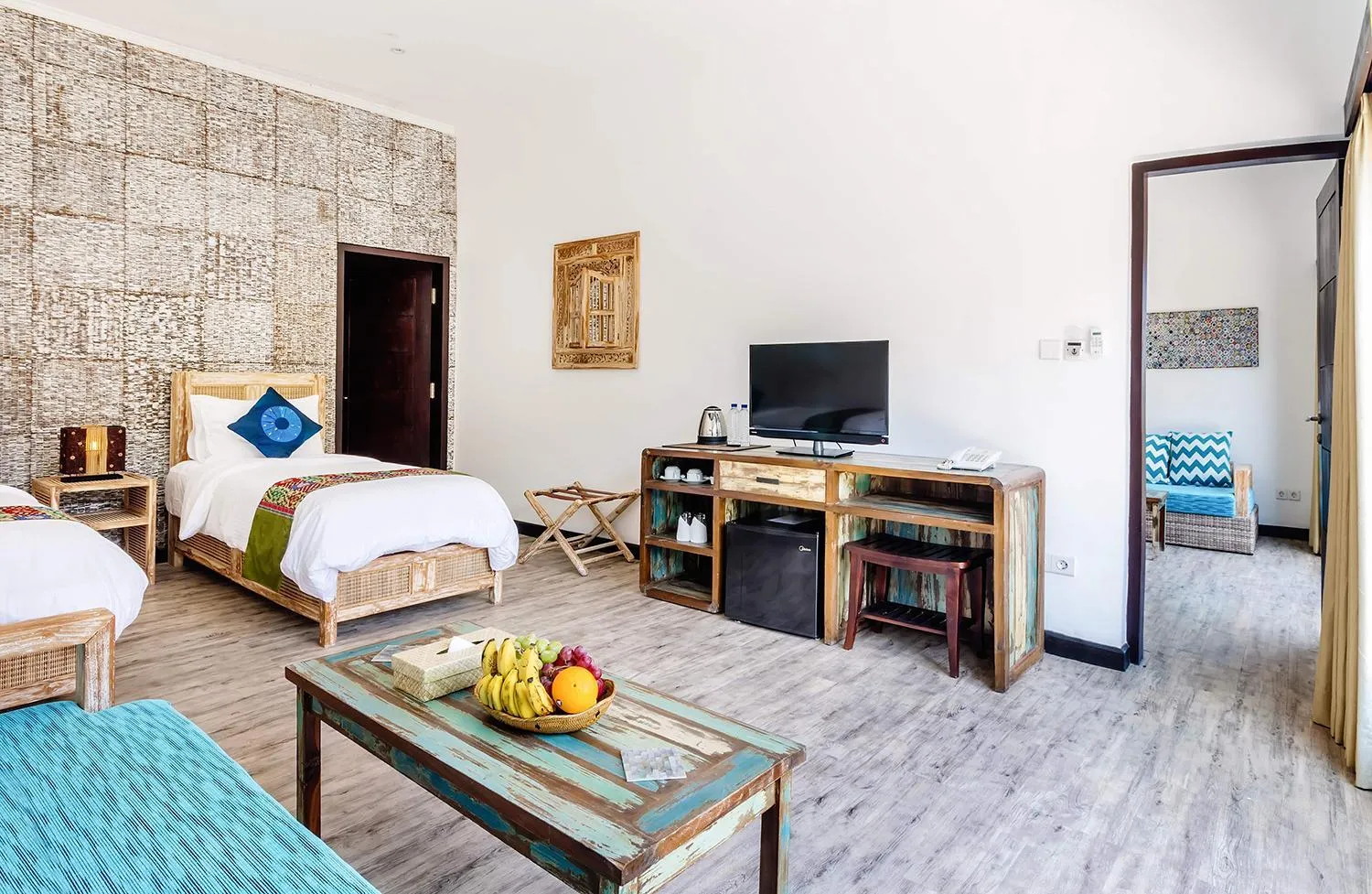 Photo of the whole room, Bed in Kura Kura Resort Gili Meno