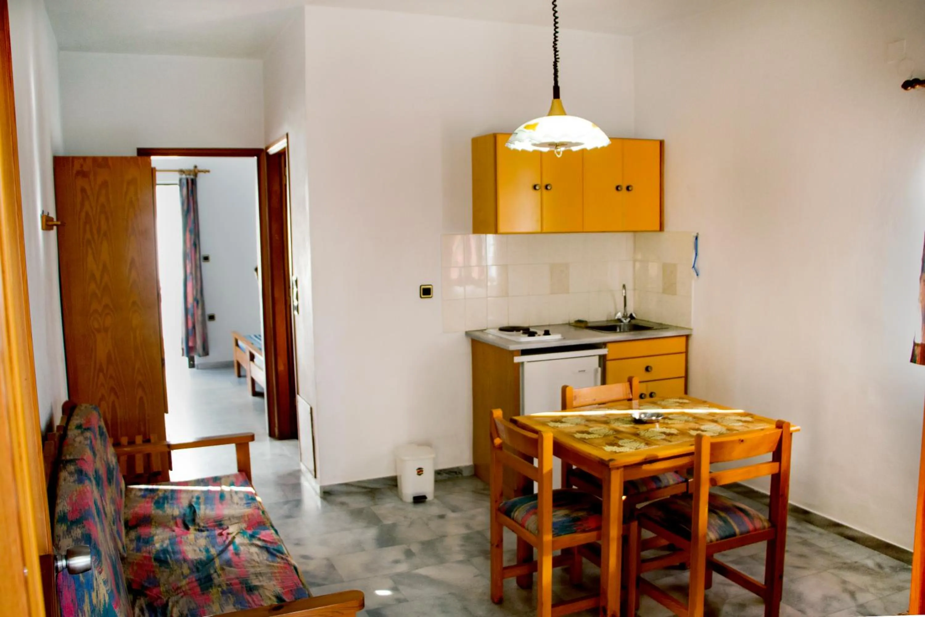 Kitchen or kitchenette in Popi Hotel Apartments