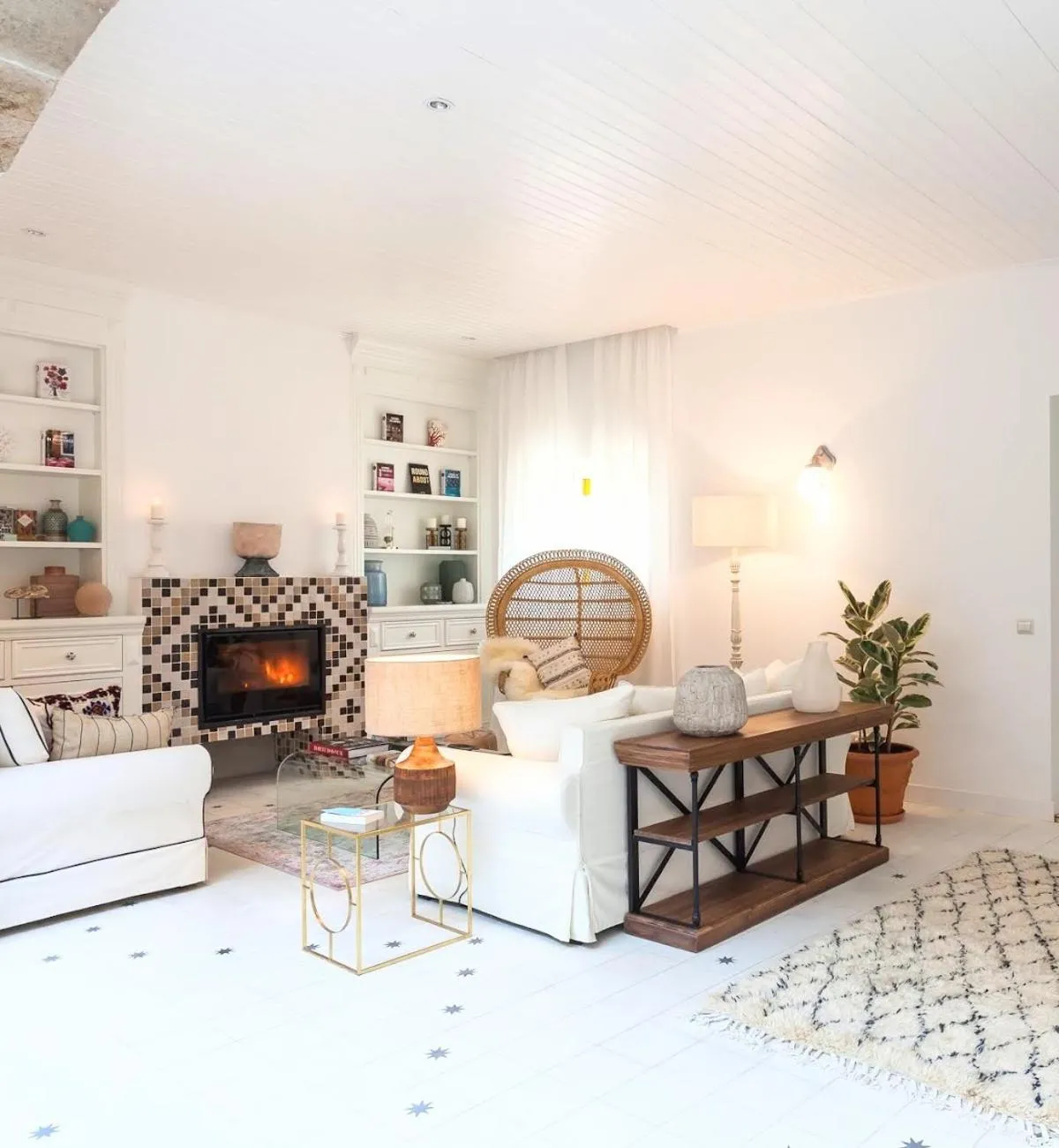 Living room in Quinta de Sá