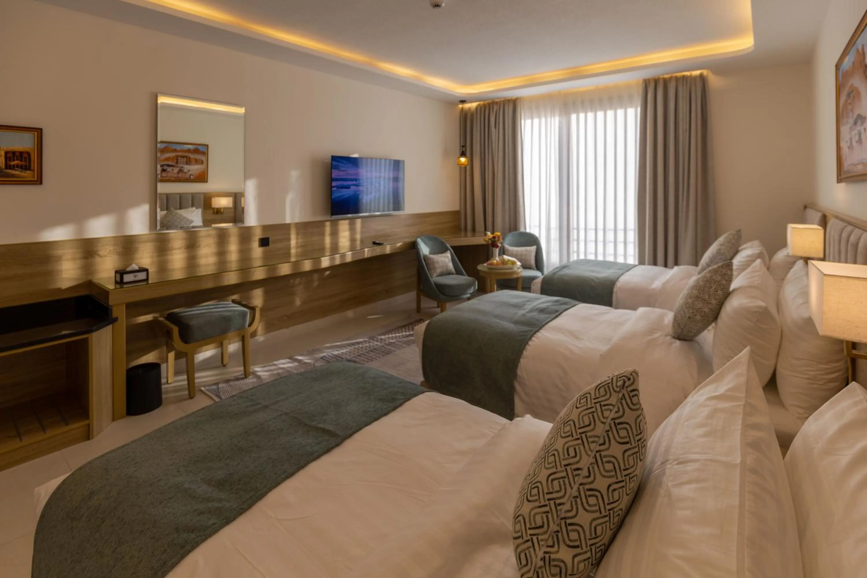 Communal lounge/ TV room in Petra Legacy Luxury