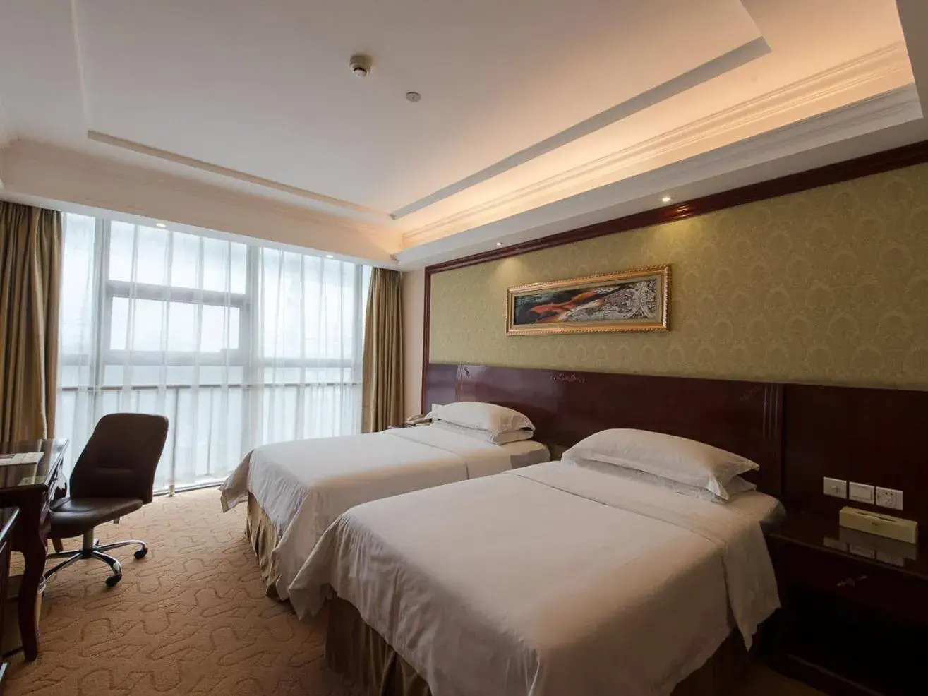 Bed in Vienna Hotel Shanghai Hongqiao Airport Center Bed in Vienna Hotel Shanghai Hongqiao Airport Center