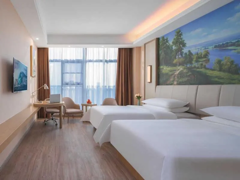 Bed in Vienna Hotel Hangzhou Yuhang Linping