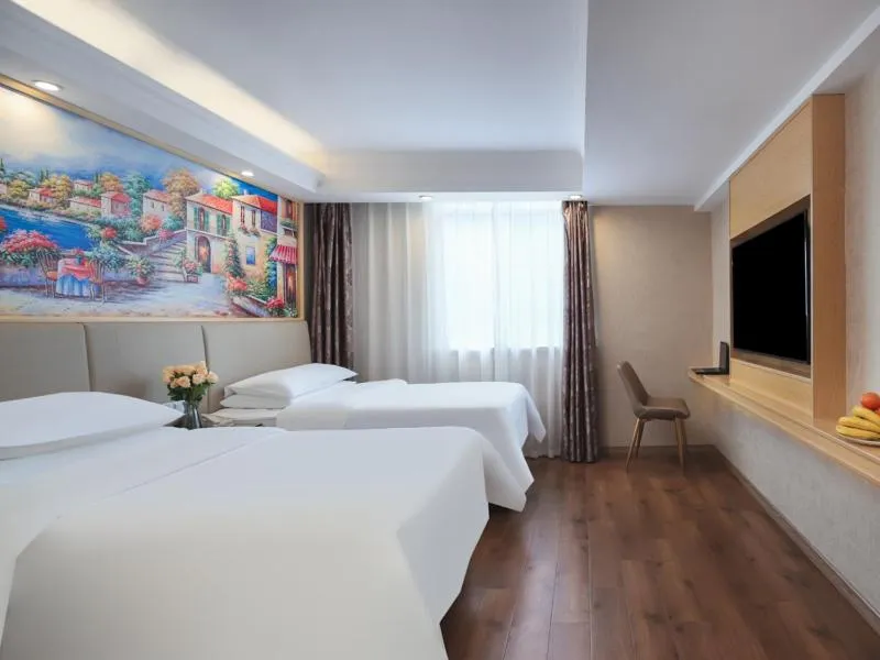 Bed in Vienna International Hotel Jingdezheng People Square