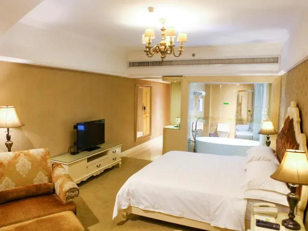 Bed in Vienna Hotel Yongzhou Zhiyuan New Bund Bed in Vienna Hotel Yongzhou Zhiyuan New Bund