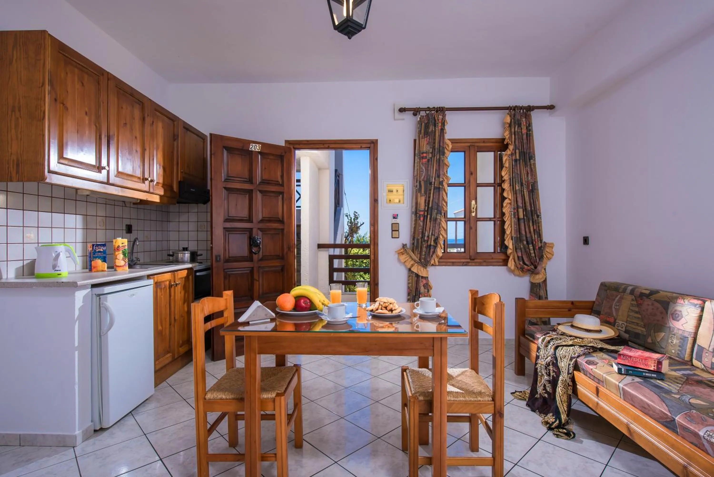 Kitchen or kitchenette in Rena Apartments