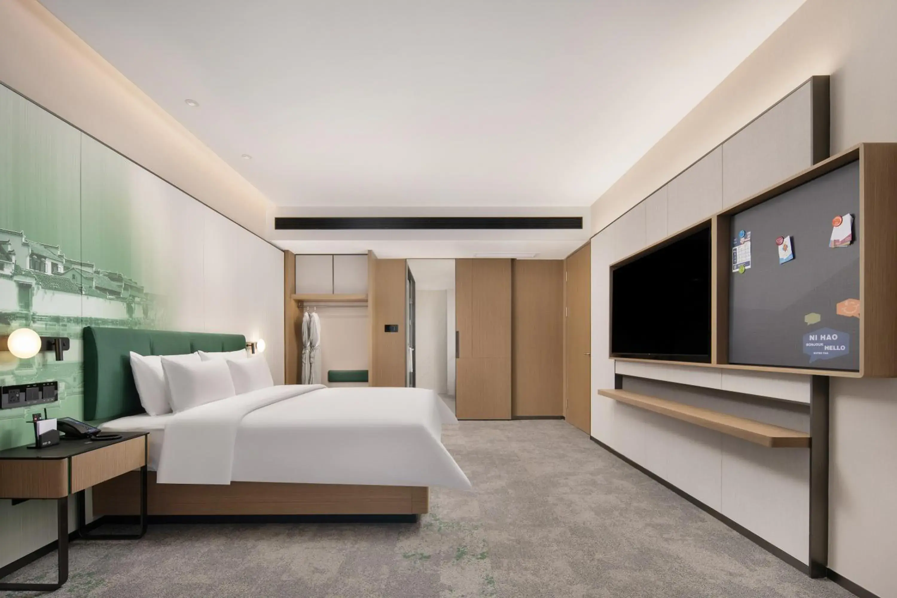 Deluxe Queen Room - single occupancy in Hampton by Hilton Hefei Xinqiao International Airport Deluxe Queen Room - single occupancy in Hampton by Hilton Hefei Xinqiao International Airport